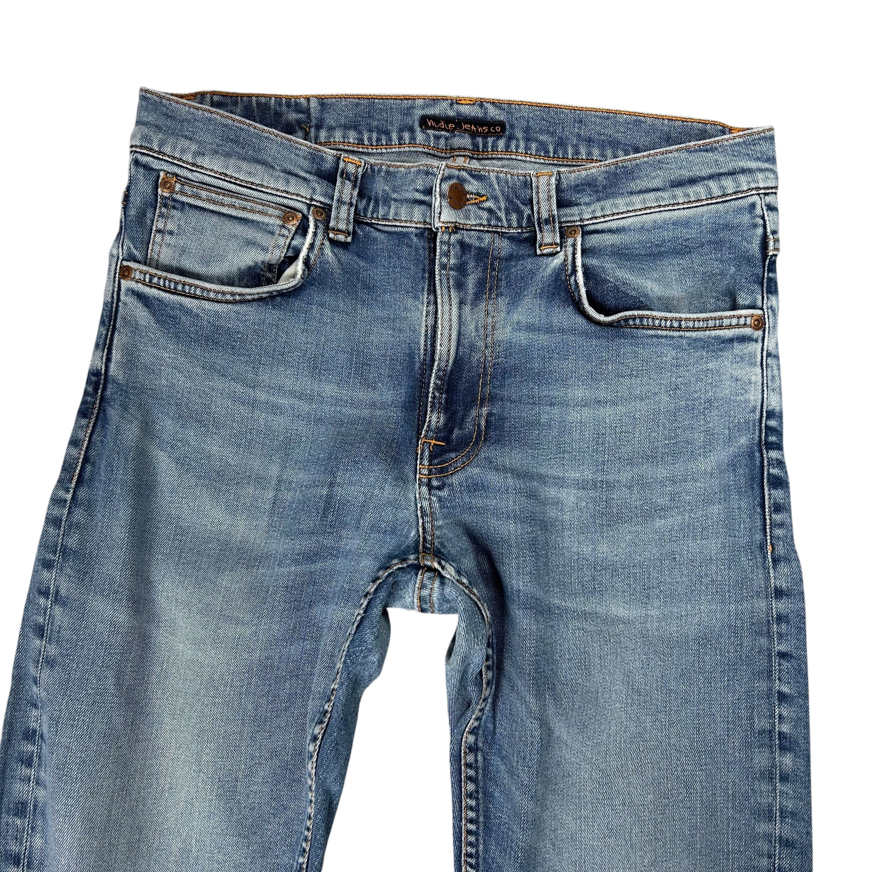 Nudie Jeans Nudie Jeans Lean Dean Lost Orange Stretch Denim Size W32L30 Size US 32 / EU 48 - 3 Thumbnail