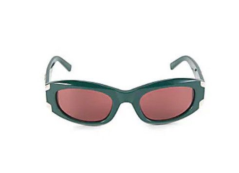 MCM MCM Green 52MM Oval Sunglasses NWT Size ONE SIZE - 1 Thumbnail