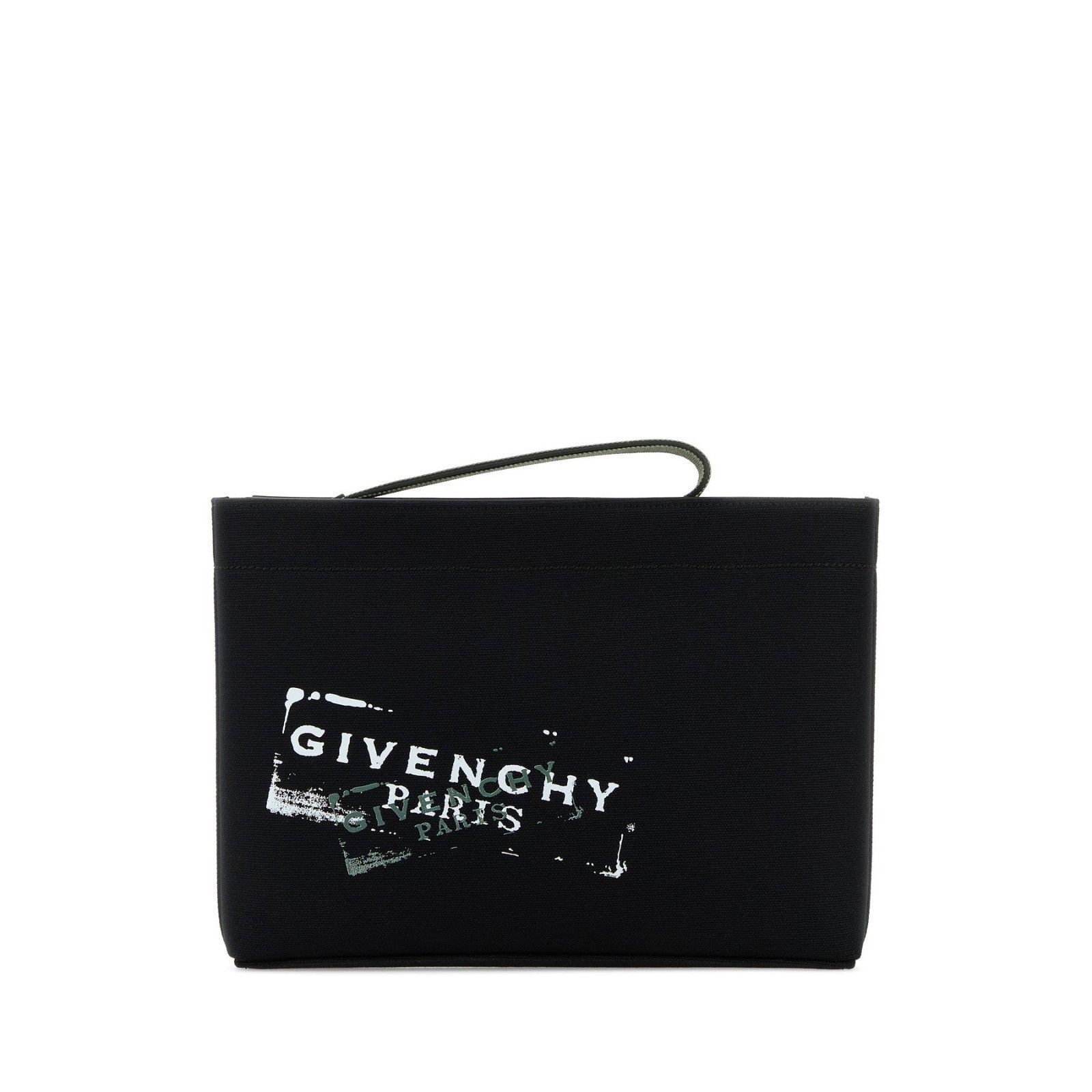 Givenchy GIVENCHY Black Canvas Clutch Bag New & Authentic Size ONE SIZE - 1 Thumbnail