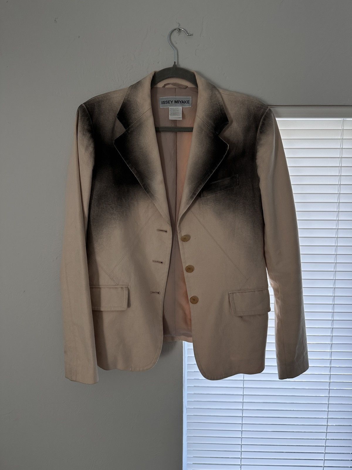 Issey Miyake Issey Miyake White Blazer Size 46S - 4 Thumbnail