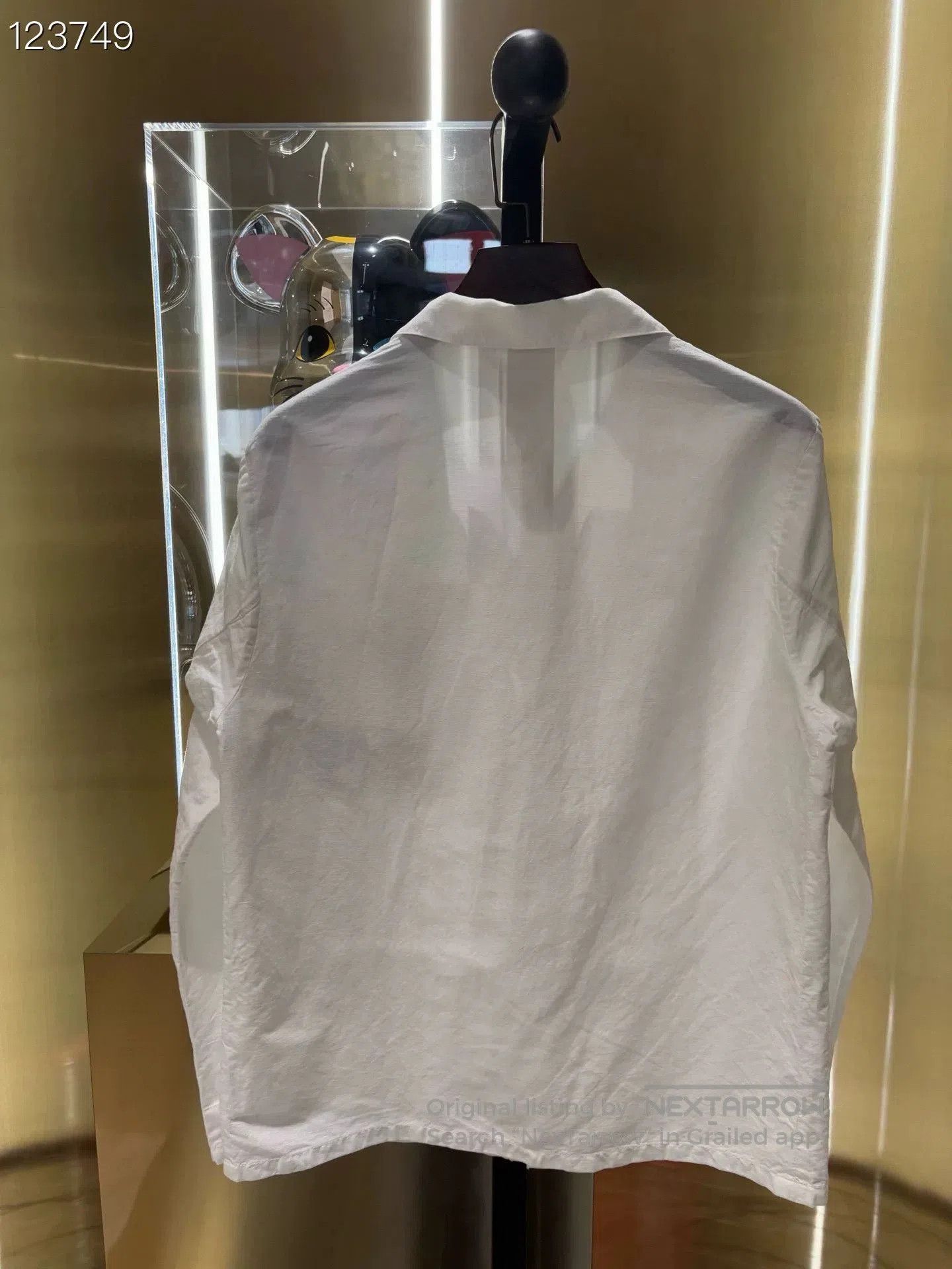 Prada Prada White Shirt Coat. Size US S / EU 44-46 / 1 - 2 Thumbnail
