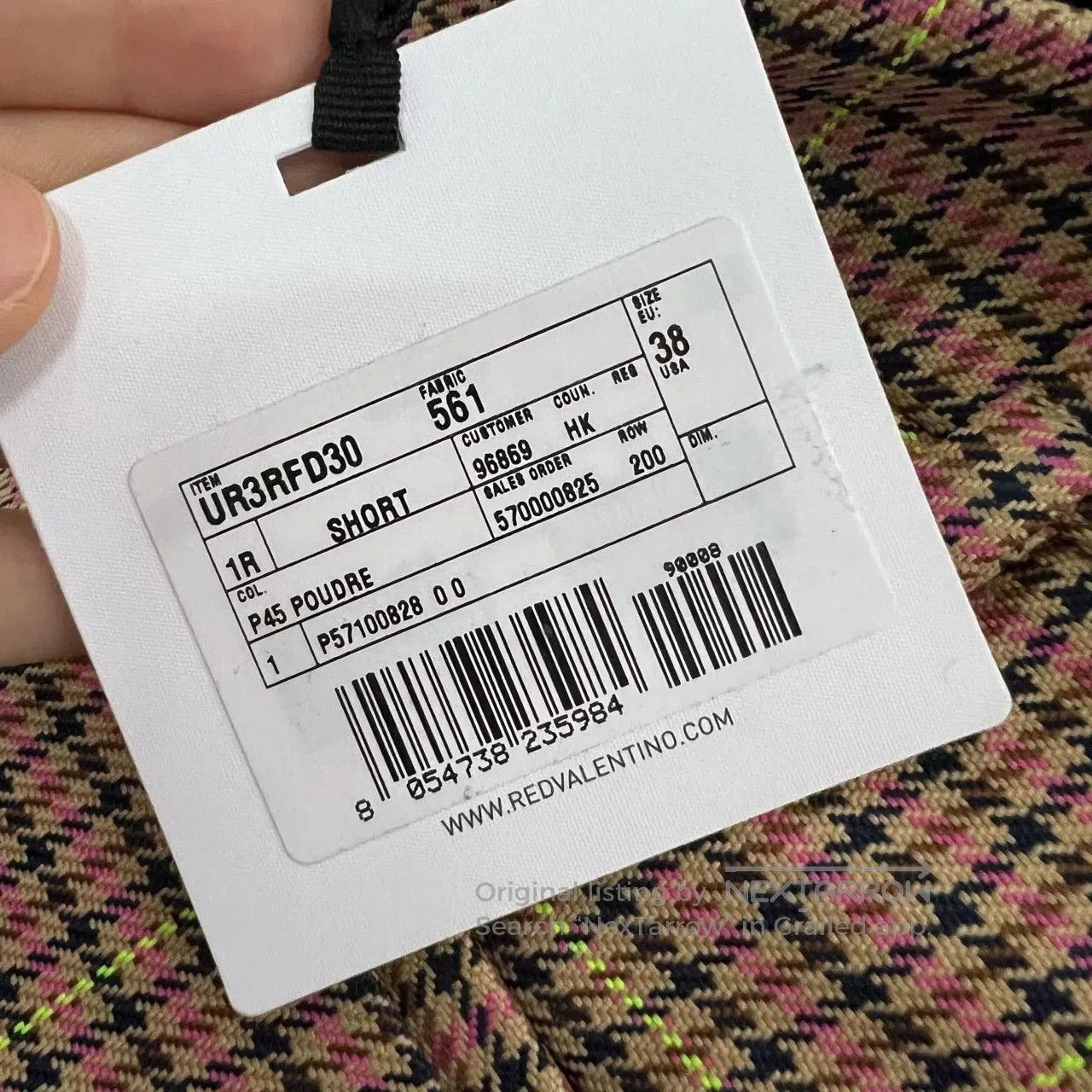 Valentino Valentino Plaid Shorts. Size 37" - 5 Thumbnail
