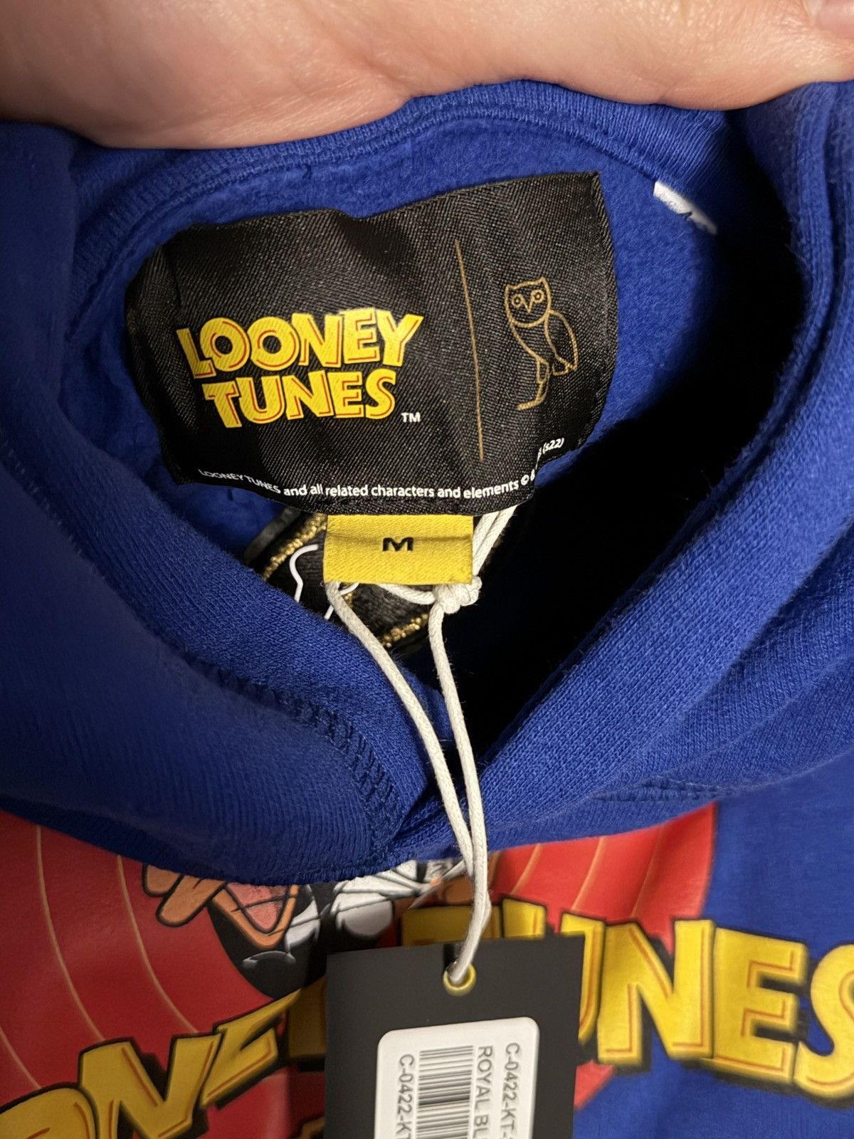 Drake OVO x Looney Tunes Classic Owl Hoodie Blue Size US M / EU 48-50 / 2 - 7 Thumbnail
