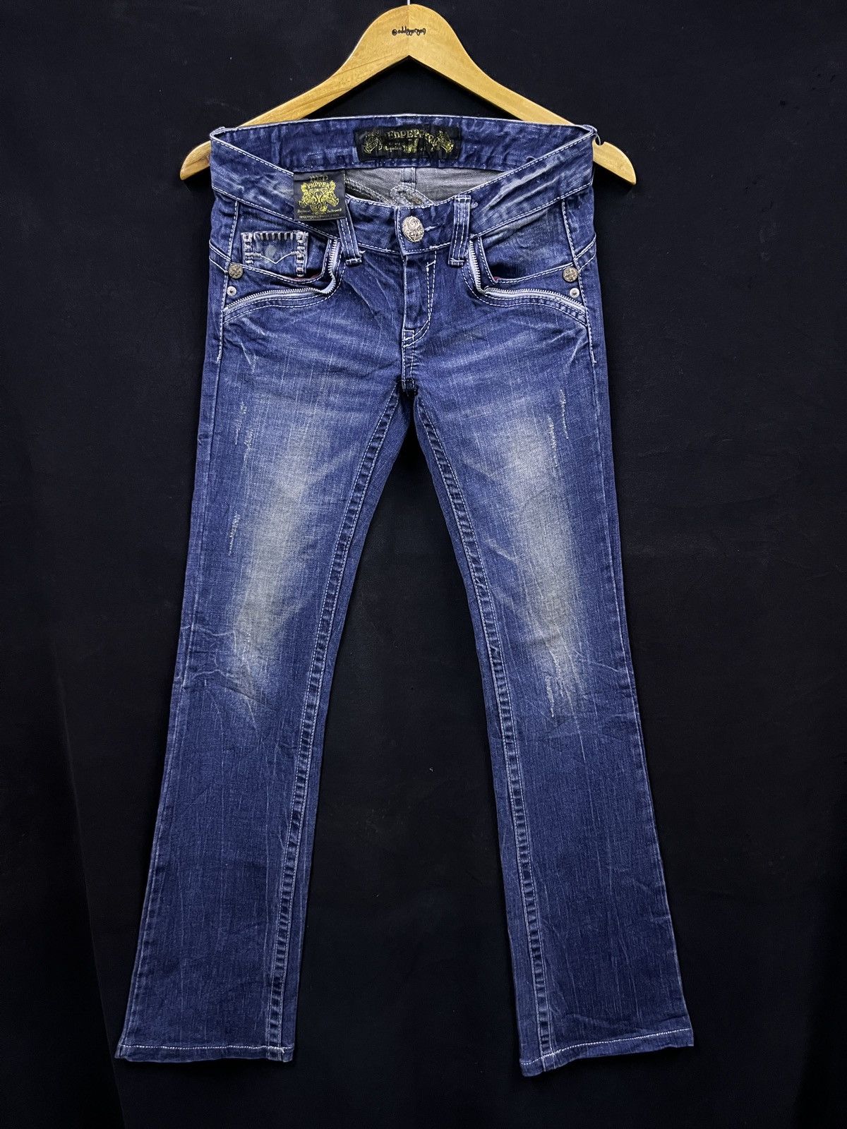 Vintage VINTAGE GOTHIC PUNK Y2K WOMEN RED PEPPER PANTS JEANS Size 31" - 6 Thumbnail