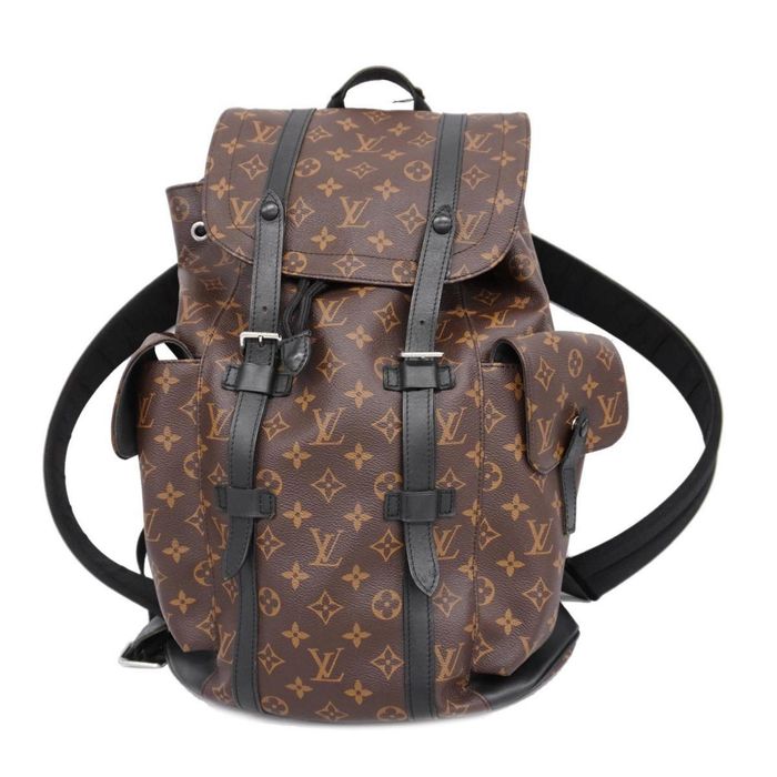 Louis Vuitton LOUIS VUITTON Rucksack Monogram Macassar Christopher