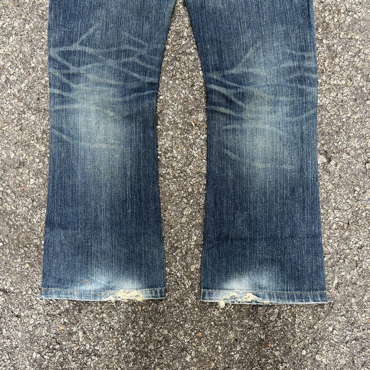 Wrangler Flare Jeans Wrangler Rusty Faded Boot Cut Low Rise Denim Size US 30 / EU 46 - 12 Thumbnail