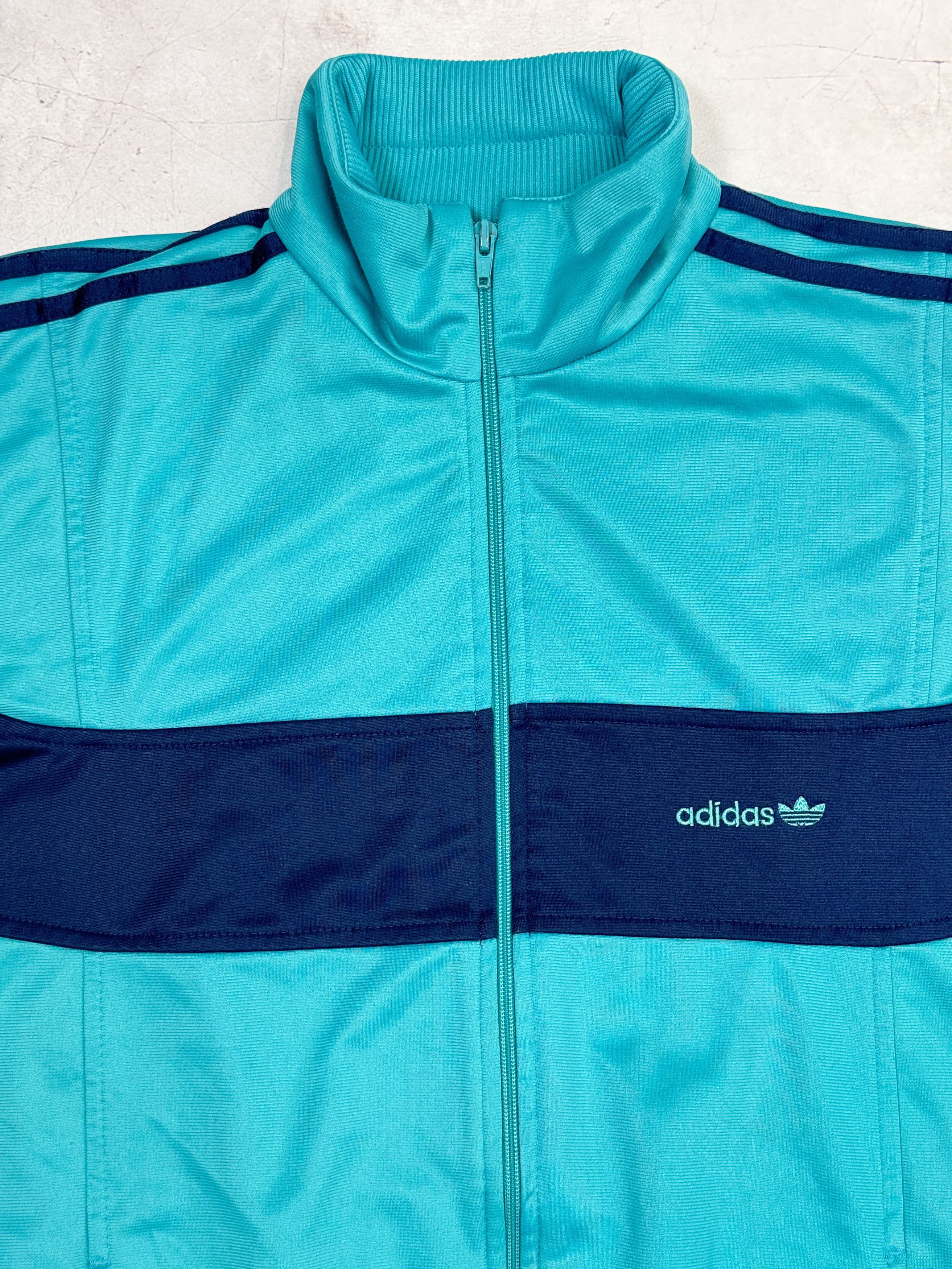 Adidas × Vintage Vintage Adidas Track Jacket SINGAPORE Aquamarine Blue Size US M / EU 48-50 / 2 - 9 Thumbnail