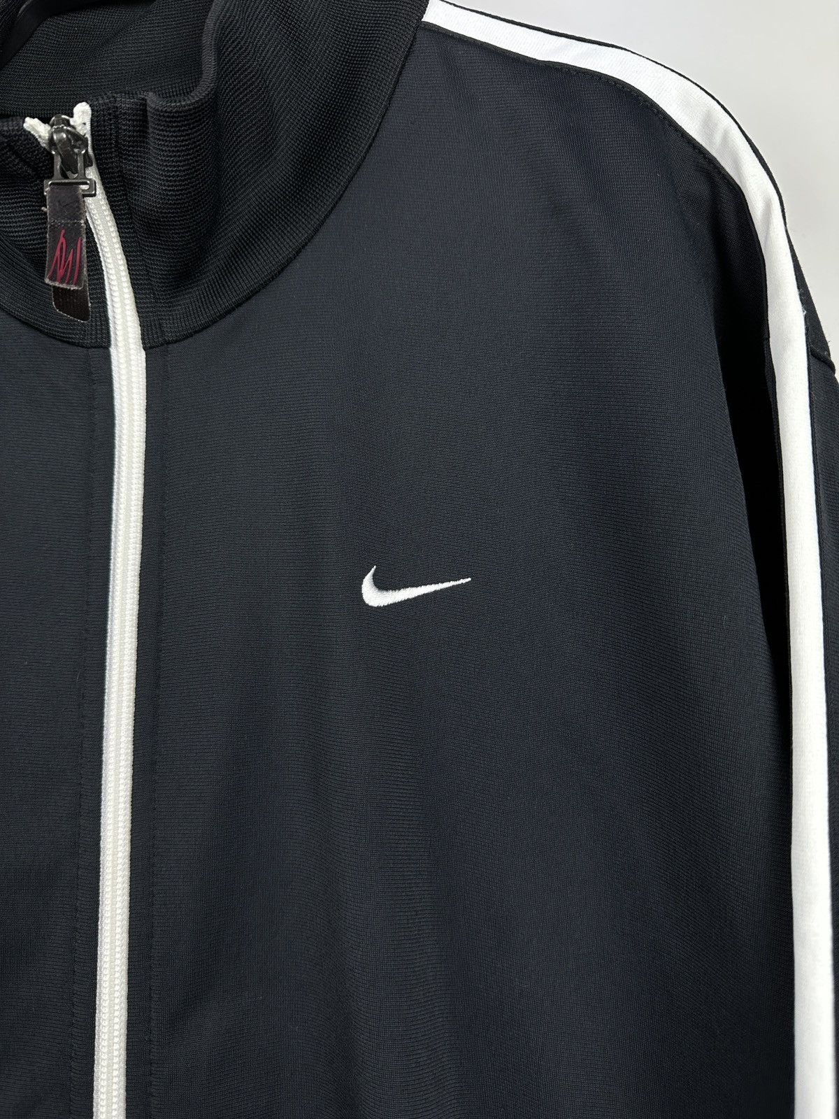 Nike × Vintage Vintage Y2K Nike Drill Big Logo Track Top Size US L / EU 52-54 / 3 - 4 Thumbnail