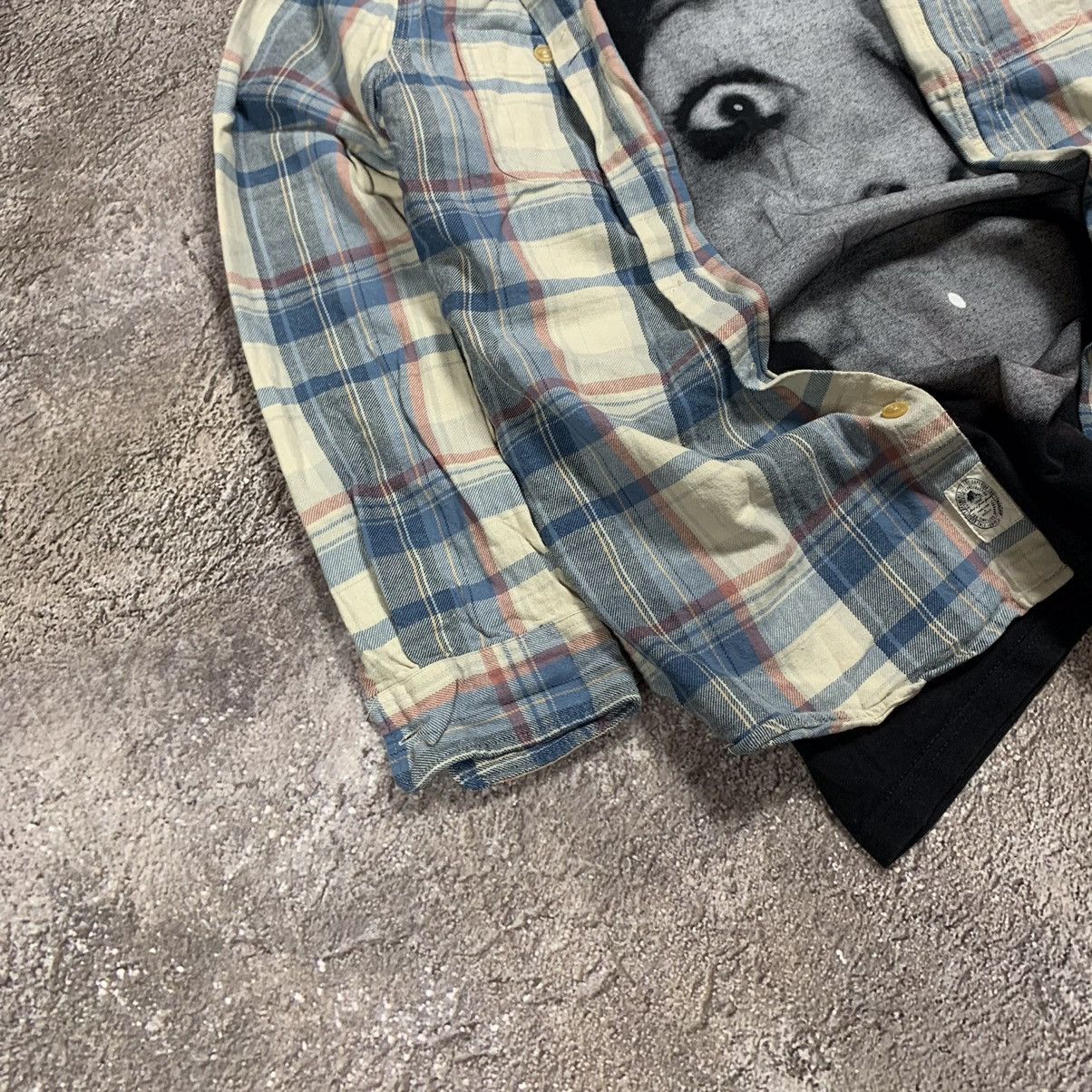 Vintage Vintage 90s Plaid Shirt Oversized Grunge Indie Worn In S Size US S / EU 44-46 / 1 - 2 Thumbnail
