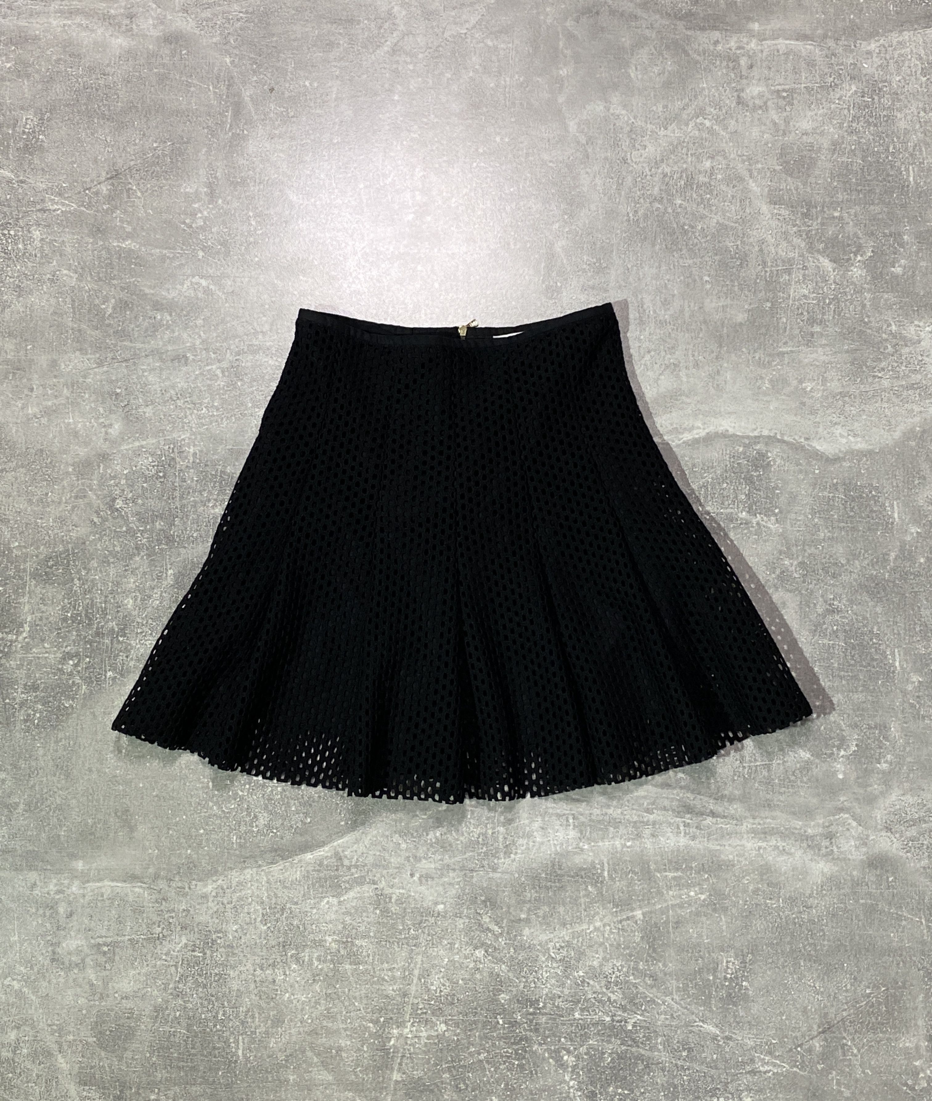 Sandro Sandro mesh mini black skirt Size 25" / US 0 / IT 36 - 2 Thumbnail