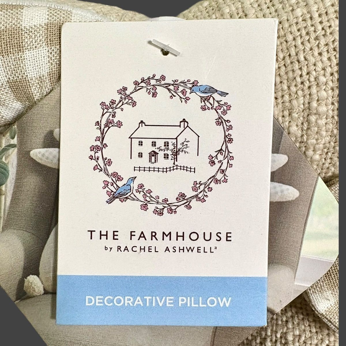 Other The Farmhouse By Ashwell Mr. Bunny Canvas Pillow 16”x9” Size ONE SIZE - 6 Thumbnail