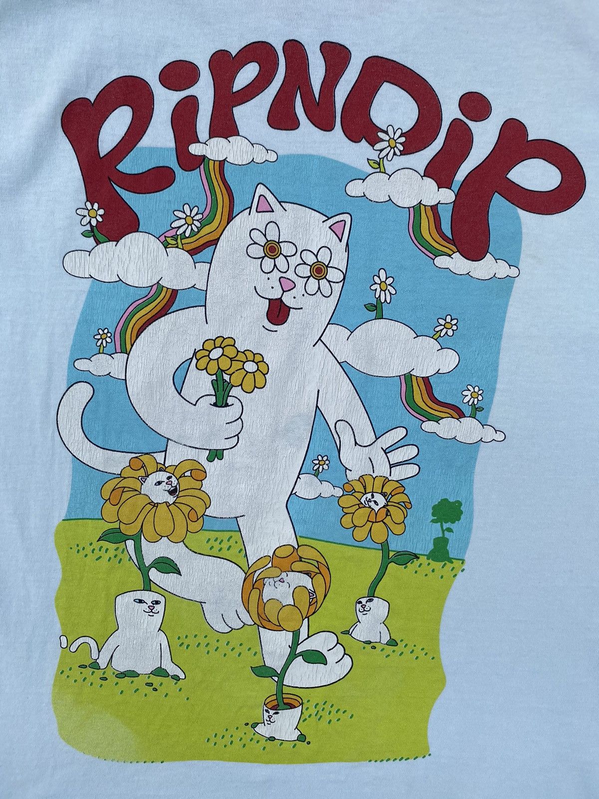 Vintage Rare💦Vintage RipnDip Skateboard tees Size US M / EU 48-50 / 2 - 4 Thumbnail