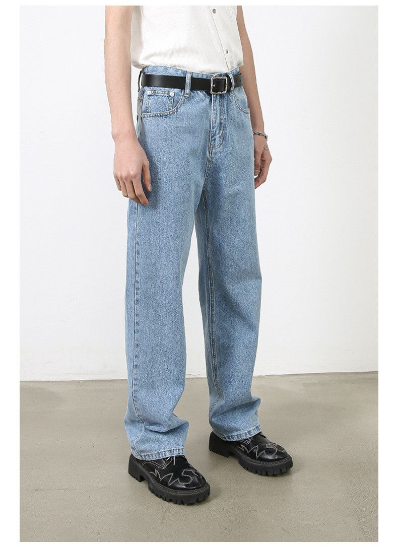 Japanese Brand × Jean Japanese street style classic simple versatile washed jeans Size US 32 / EU 48 - 3 Thumbnail