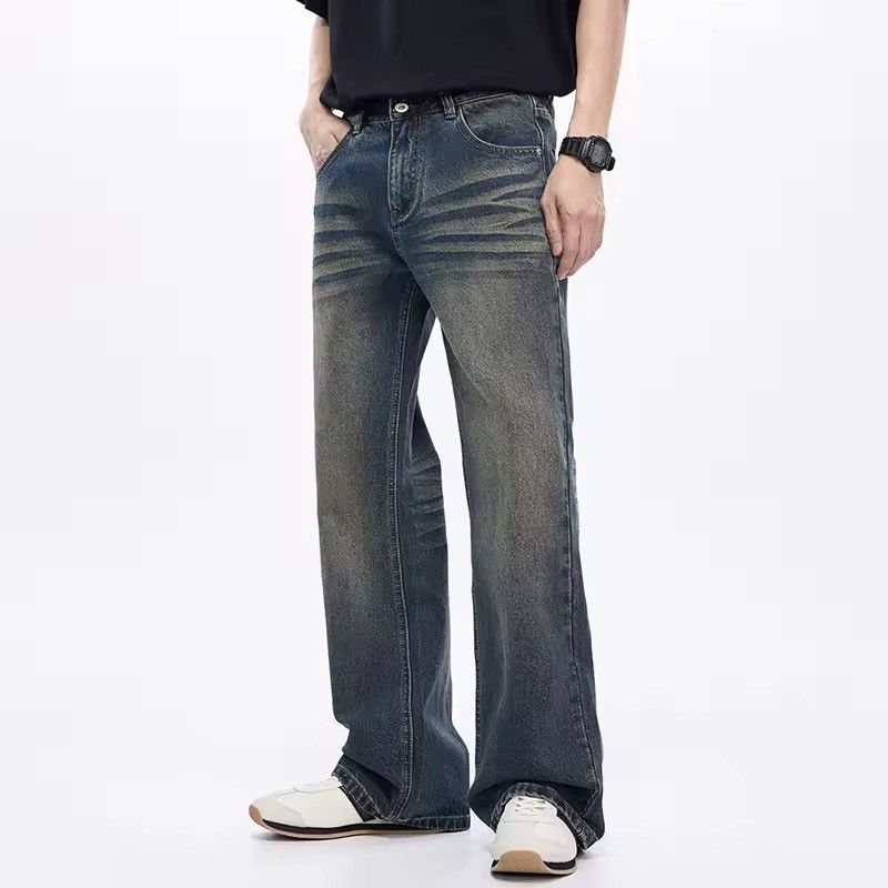 Jean Bootcut Y2k Retro Style Washed Blue Jeans Pants Size US 32 / EU 48 - 2 Thumbnail