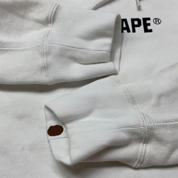 Bape BAPE Men's White SS22 Logo Hoodie Size US L / EU 52-54 / 3 - 7 Thumbnail