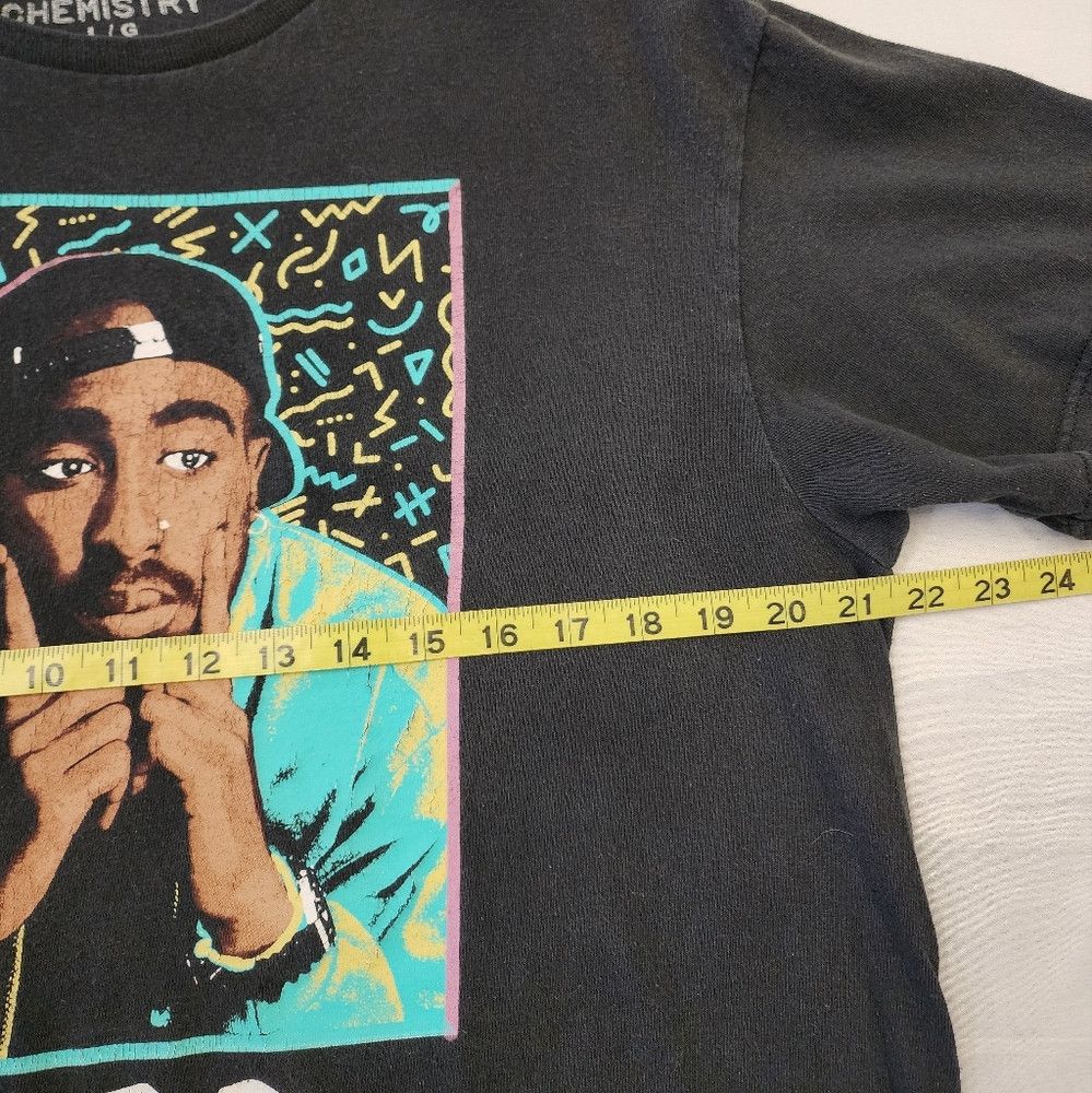 Chemistry × Vintage Chemistry Black Poetic Justice Tupac Graphic T-Shirt, Size US L / EU 52-54 / 3 - 5 Thumbnail