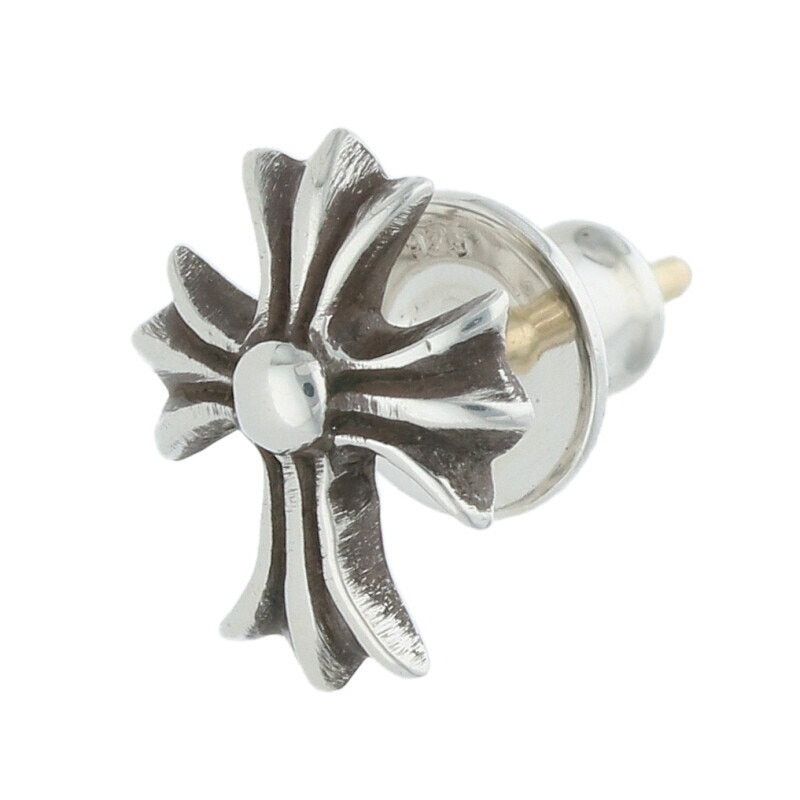 アクセサリー CHROME HEARTS CH cross stud earring Chrome Hearts Chrome Hearts Ruby CH Cross stud earring | Grailed