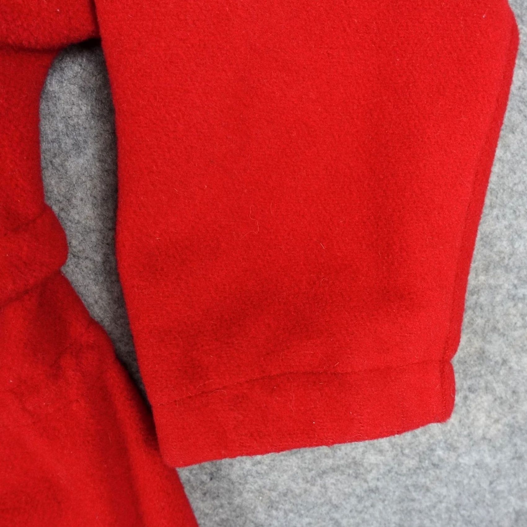 Mackintosh VINTAGE Mackintosh Coat Womens 12 Red Wool Blend Parka Zip Pockets USA Made VTG Size XL / US 12-14 / IT 48-50 - 5 Thumbnail
