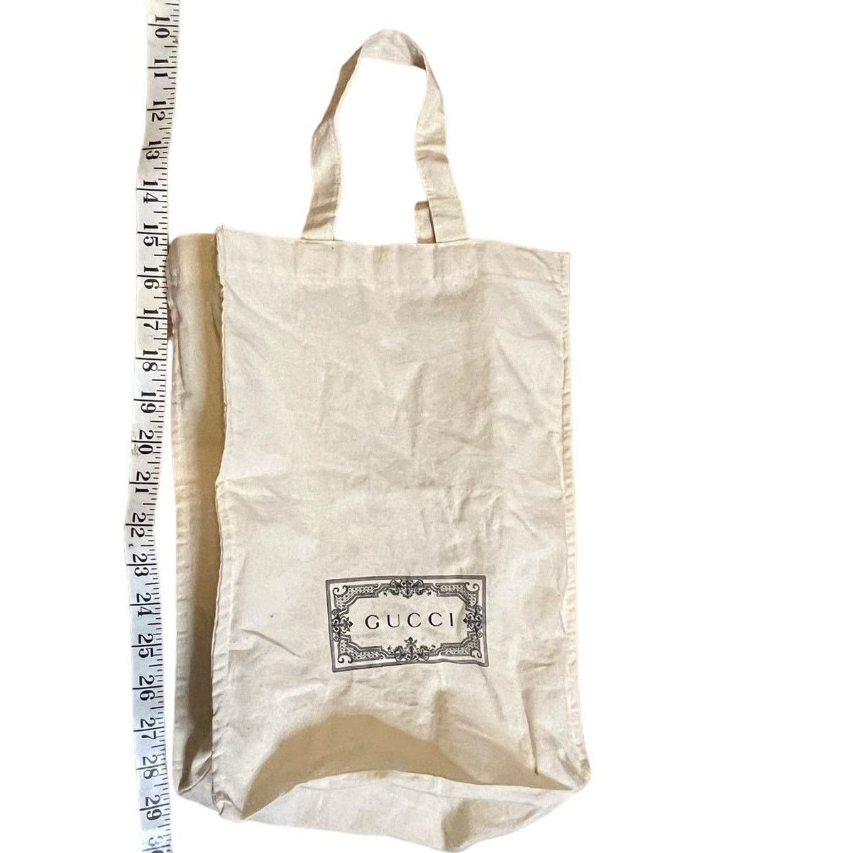 Gucci Gucci Cream lightweight Cloth tote bag with handles Size ONE SIZE - 9 Thumbnail