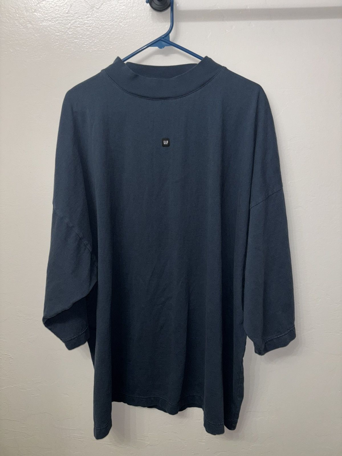 Yeezy Gap navy blue oversized t-shirt