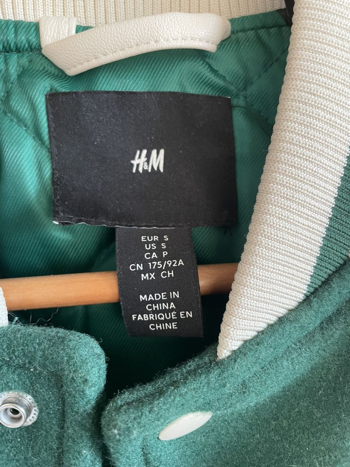 H&M HM X Strange things wool varsity jacket Size US S / EU 44-46 / 1 - 5 Thumbnail