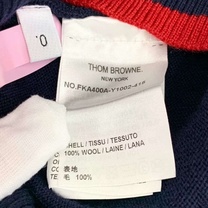 Thom Browne Thom Browne size0 Round neck short sleeve knit Size US XS / EU 42 / 0 - 6 Thumbnail