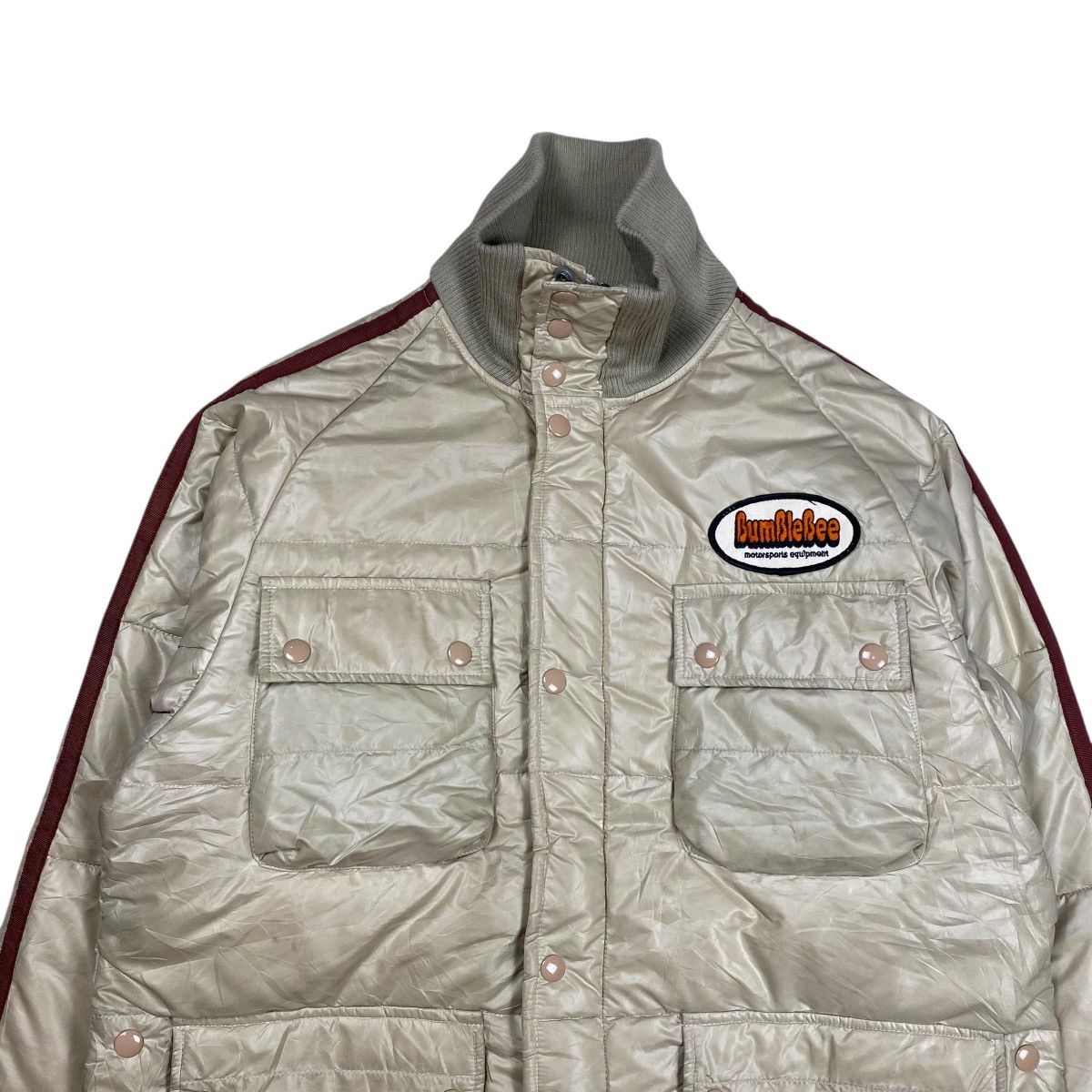 Japanese Brand × Pherrow's × Sports Specialties Pherrows Bumblebee Speed Specialties Down Jacket Size US L / EU 52-54 / 3 - 6 Thumbnail