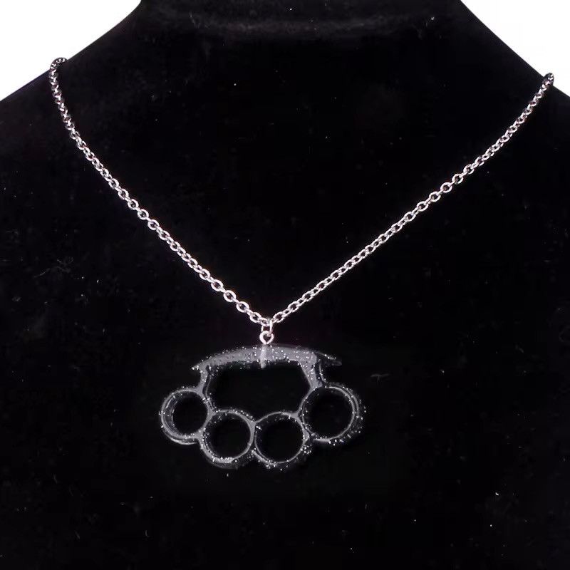 Jewelry × Vintage metal brass knuckles charms Pendant (No Chain) Size ONE SIZE - 1 Thumbnail