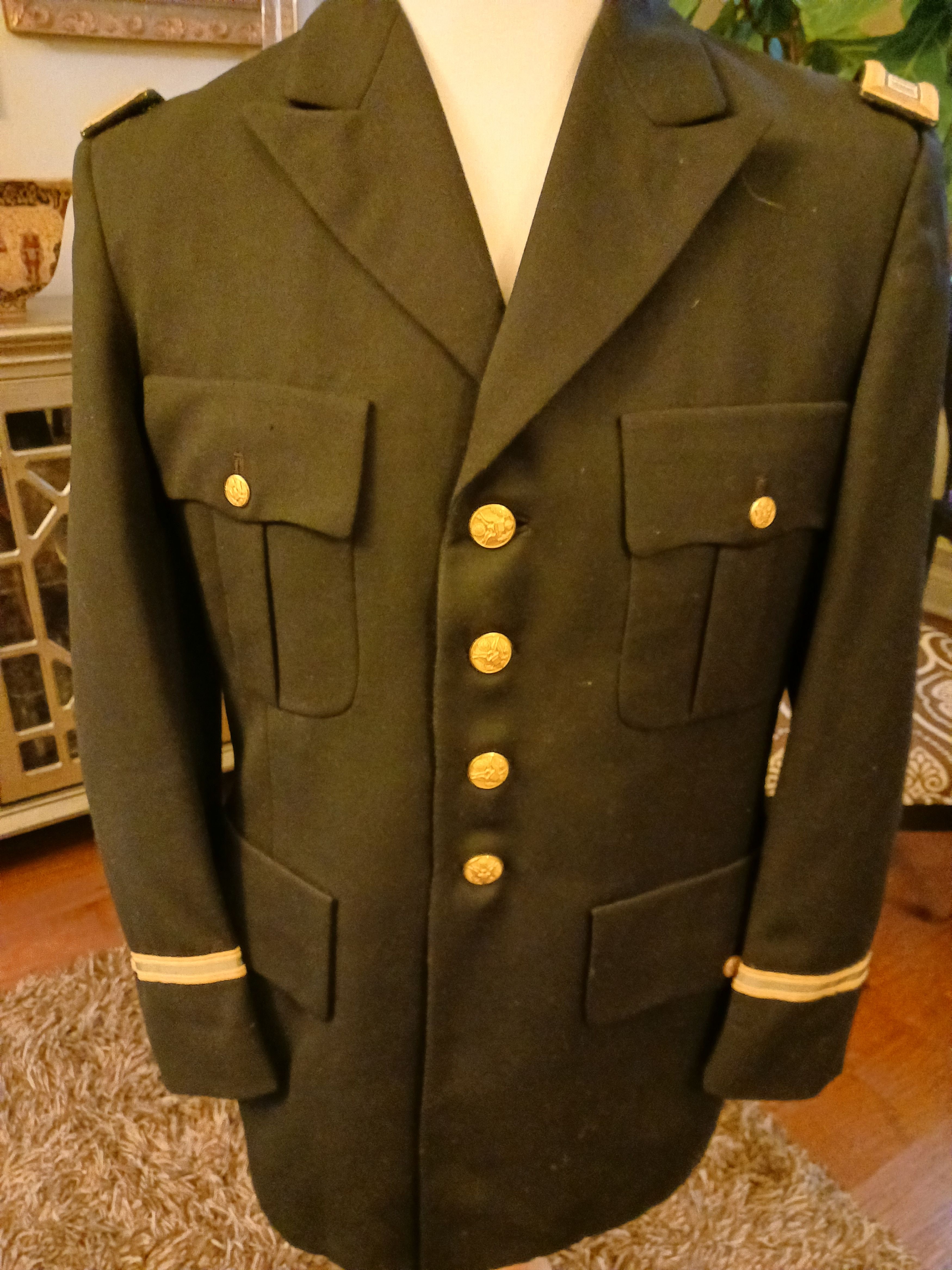 Other Vintage 60's U.S. Army 100% Wool Officer's Uniform Jackets Size US M / EU 48-50 / 2 - 1 Thumbnail