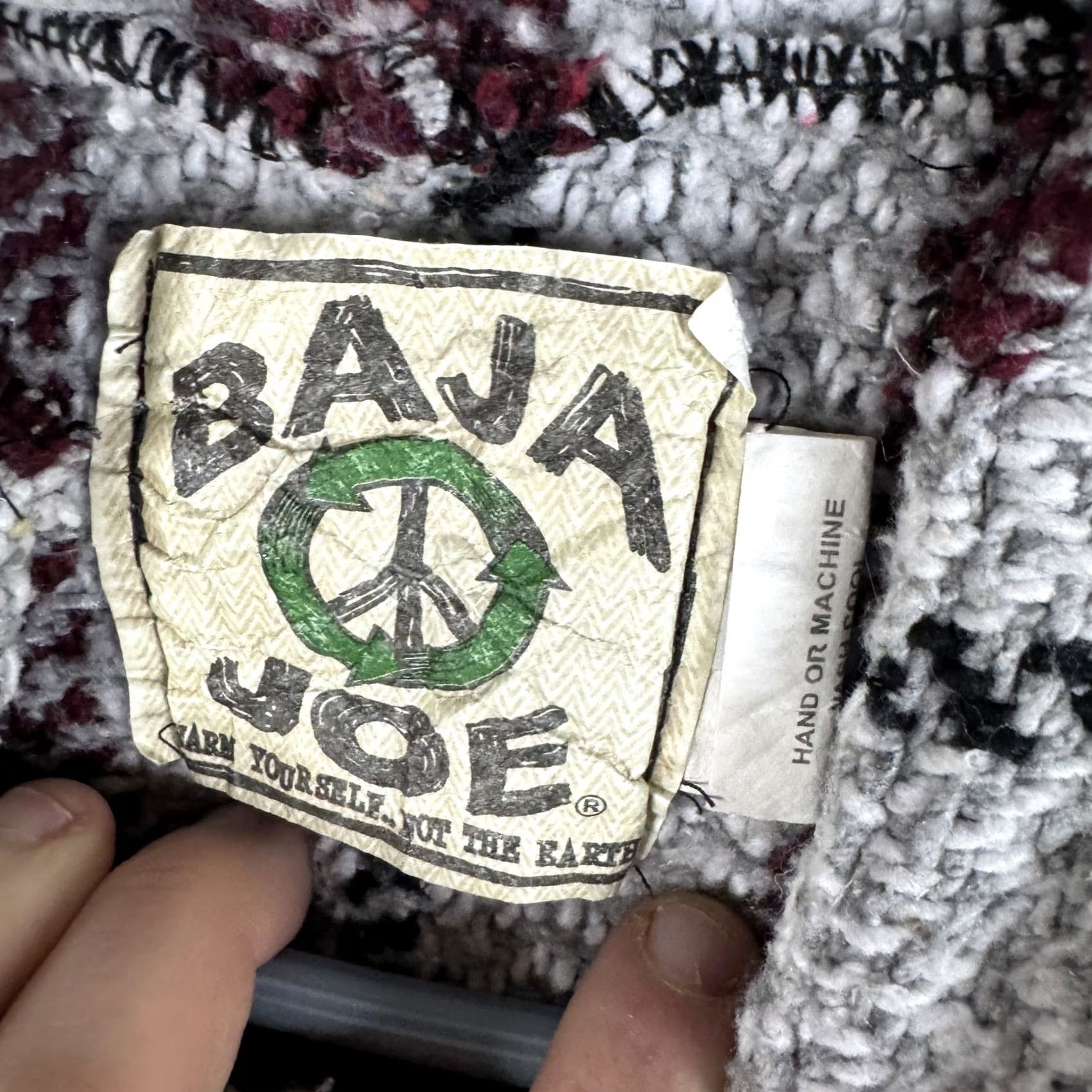KangaROOS Baja Joe Hoodie Mens M Multicolor Striped Kangaroo Pocket Pullover Knit Hippie Surf Team Logo Embroidered V-Neck Casual Sweatshirt Size US M / EU 48-50 / 2 - 7 Thumbnail