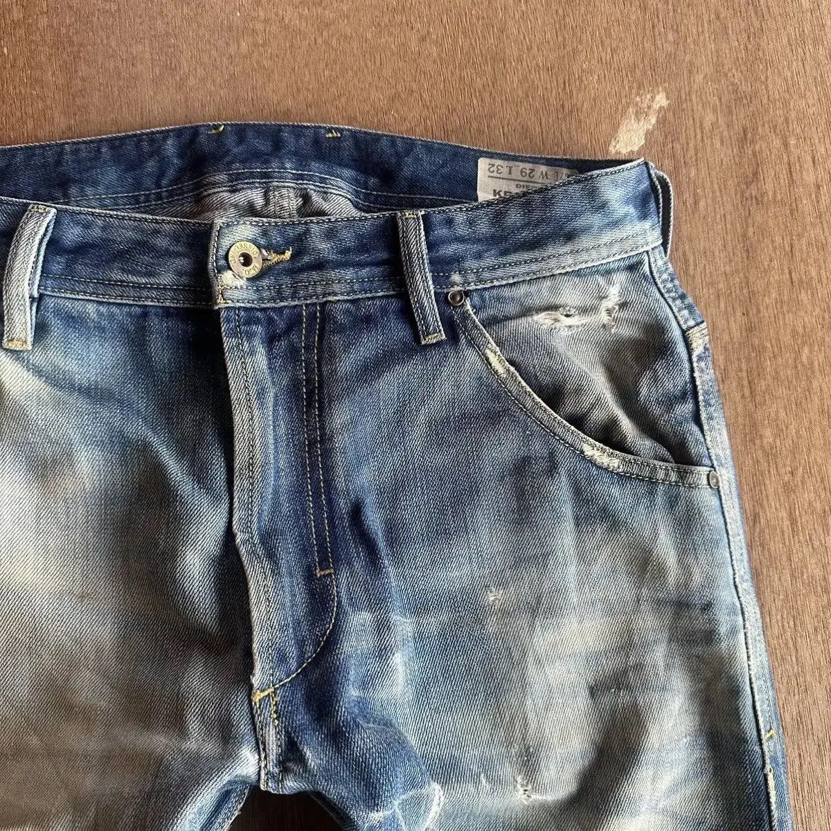 Diesel SUPER SICKS ‼️Vintage DIESEL Jeans Selvedge Distressed Denim Size US 30 / EU 46 - 4 Thumbnail
