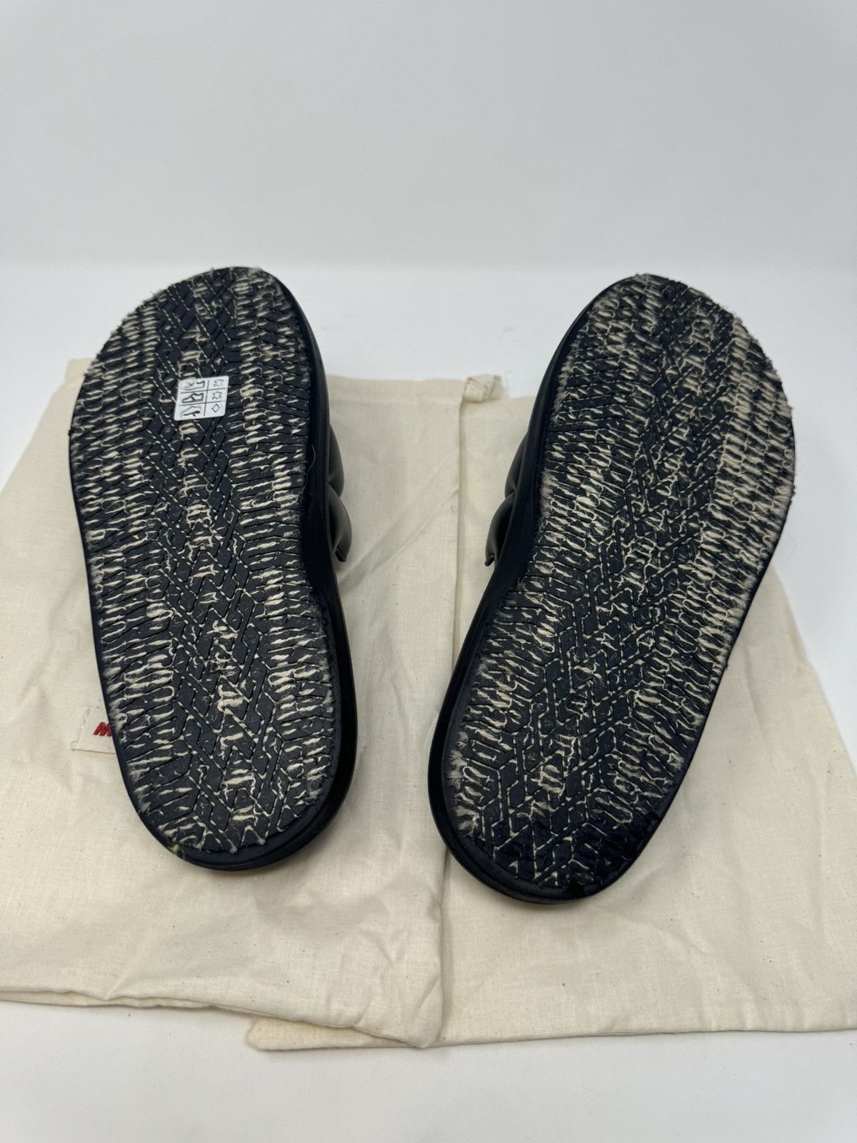 Marni Marni Fussbett Black Leather Padded Sandal Size US 9 / EU 42 - 10 Thumbnail