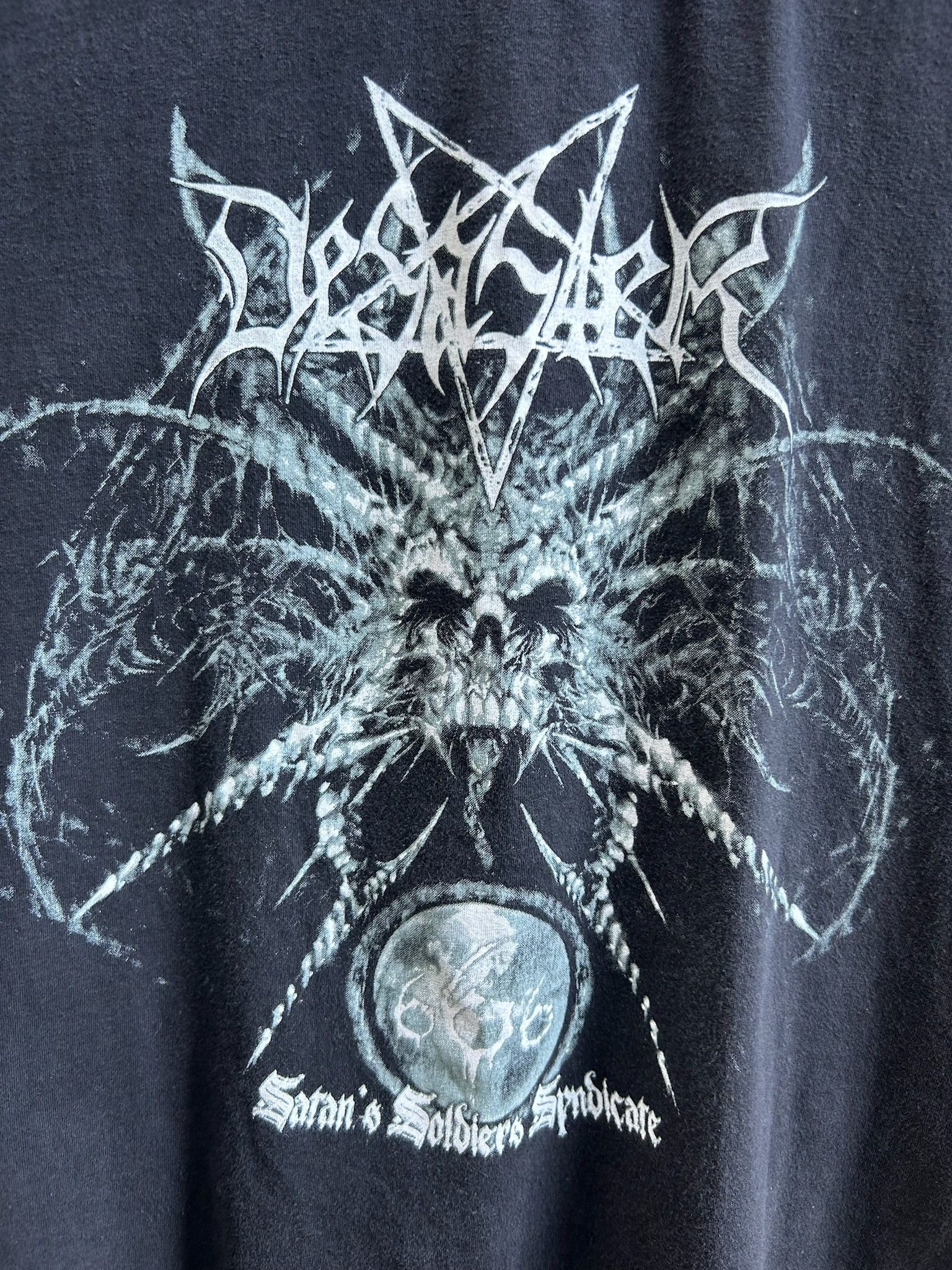 Band Tees × Vintage Desaster Vintage 2000s Satan's Soldiers Syndicate Band Tee Size US L / EU 52-54 / 3 - 6 Thumbnail
