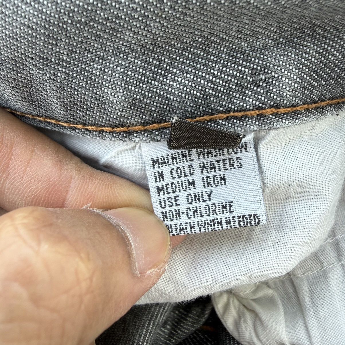 Japanese Brand Vintage CK Faded Gray Denim Jean Pants W33 Size US 33 - 12 Thumbnail
