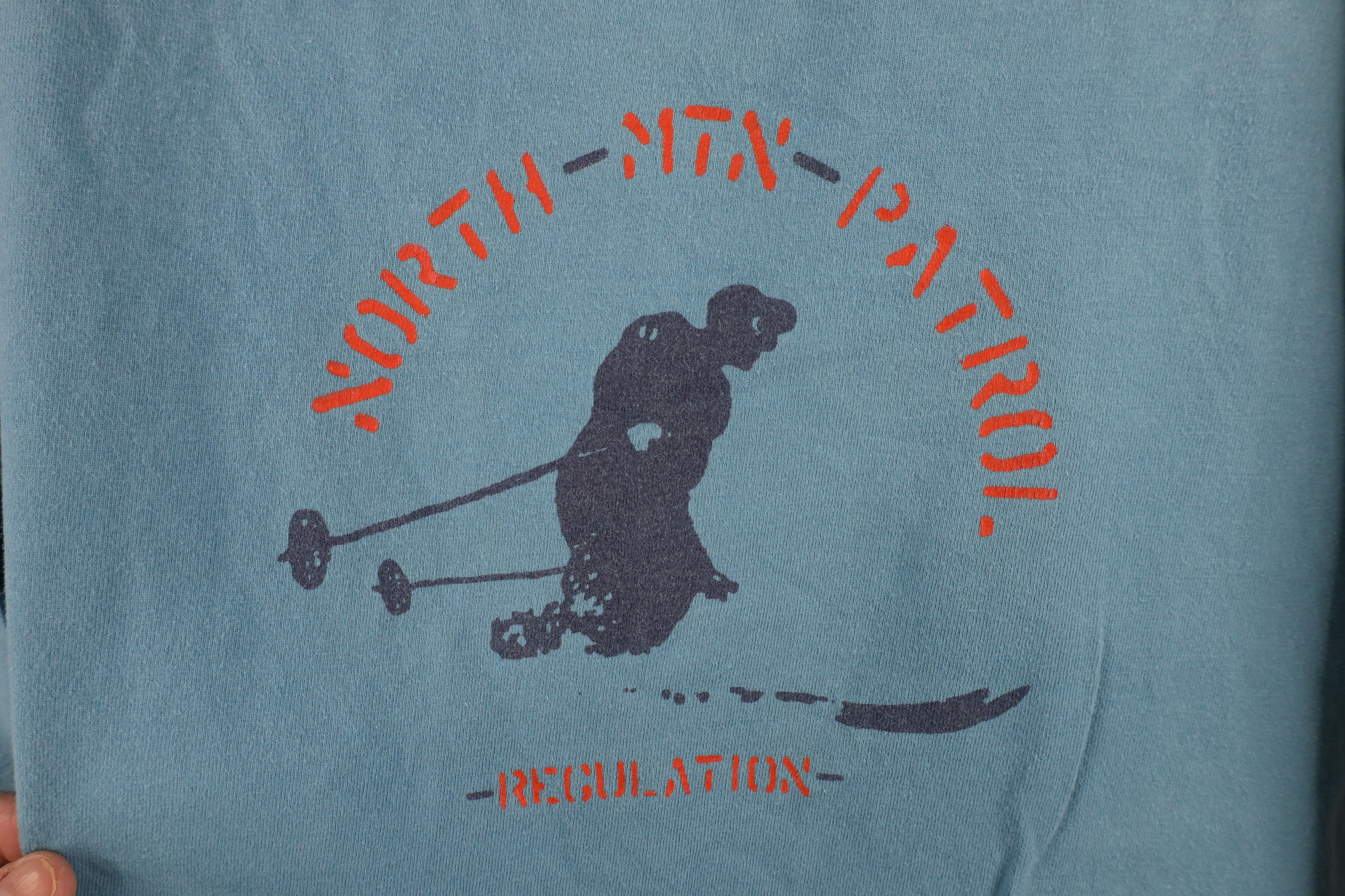 Gap × Vintage Vintage 90s Gap Spell Ski Patrol Long Sleeve T-Shirt Blue Size US M / EU 48-50 / 2 - 4 Thumbnail
