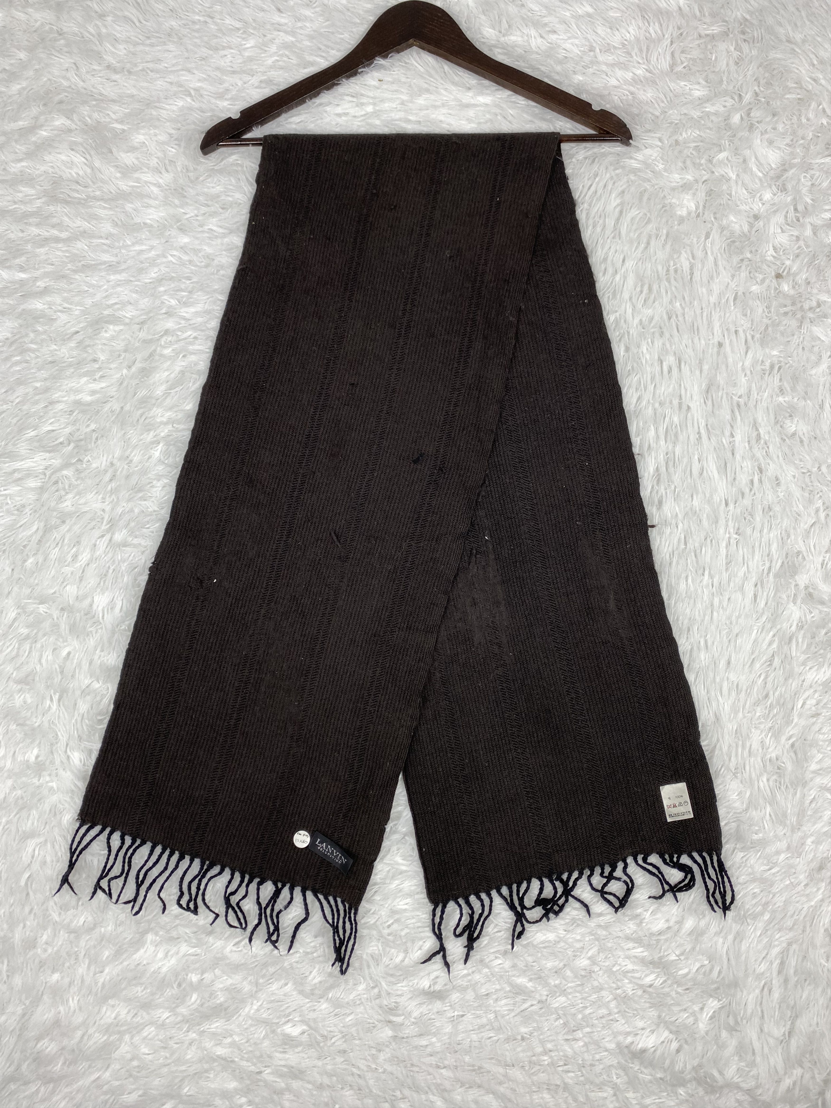 Lanvin Vintage Lanvin Scarf / Muffler Neckwear PM0103 Size ONE SIZE - 1 Thumbnail