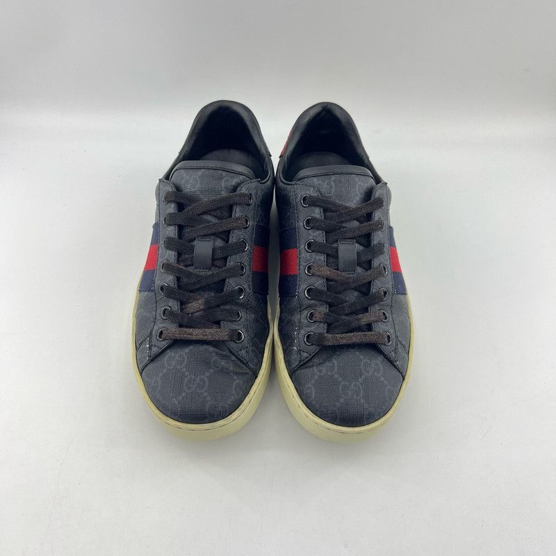 Gucci Gucci Ace GG Supreme Sneakers in Black - Size US 8.5 / EU 41-42 - 2 Thumbnail