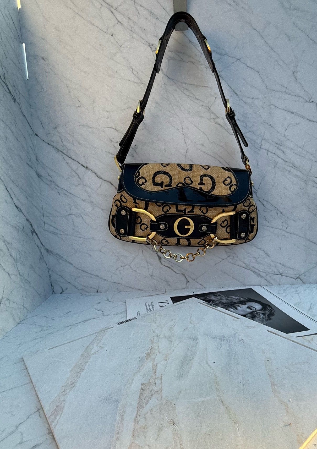 Guess Guess wicker vintage bag Size ONE SIZE - 3 Thumbnail