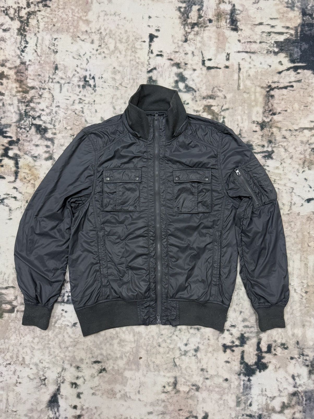Japanese Brand Plusrich Tactical Bomber Jacket Nylon Size US S / EU 44-46 / 1 - 3 Thumbnail
