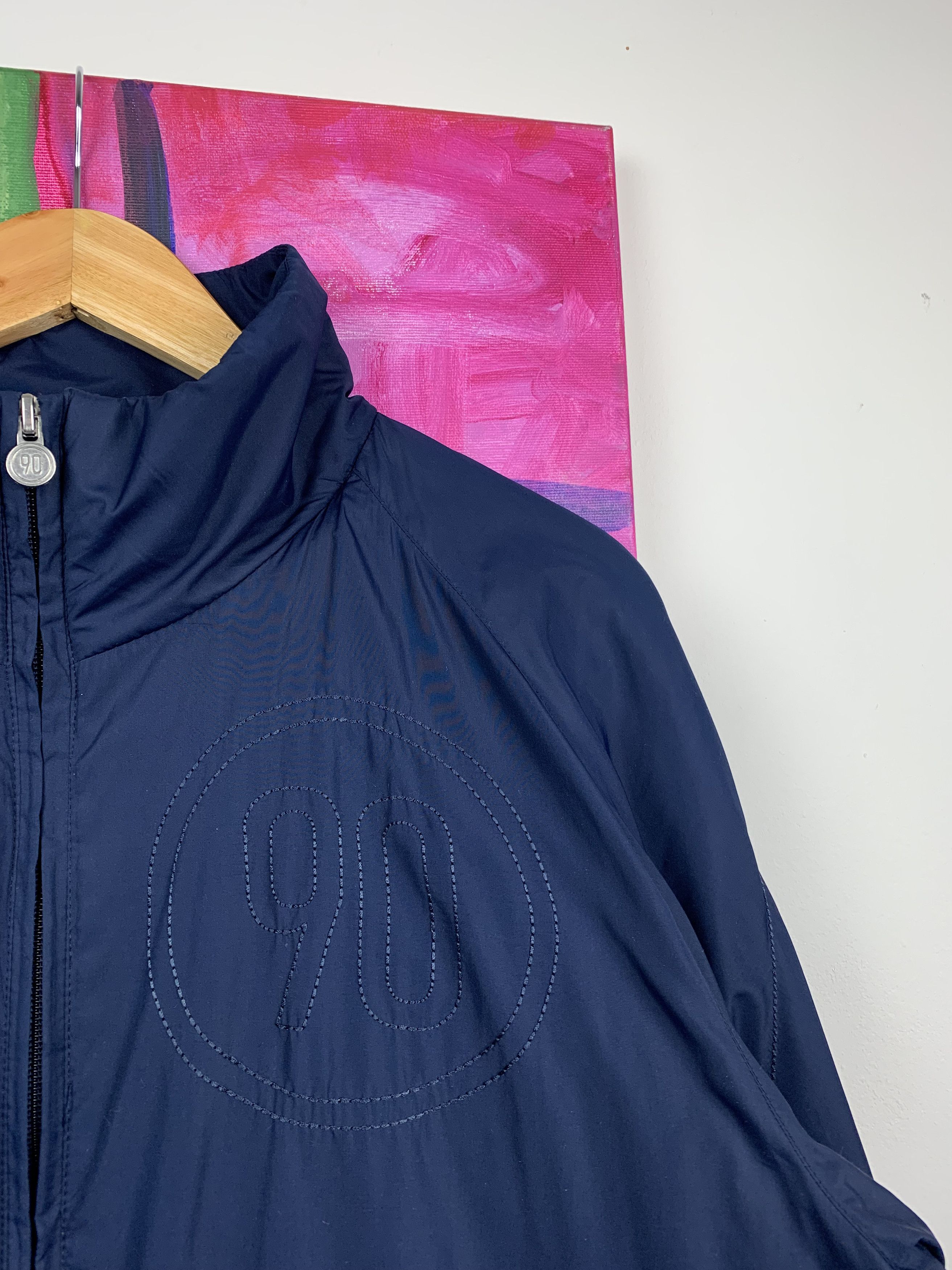 Nike Nike T90 Vintage 00s Blue Drill Light Jacket Total 90 Size US L / EU 52-54 / 3 - 6 Thumbnail