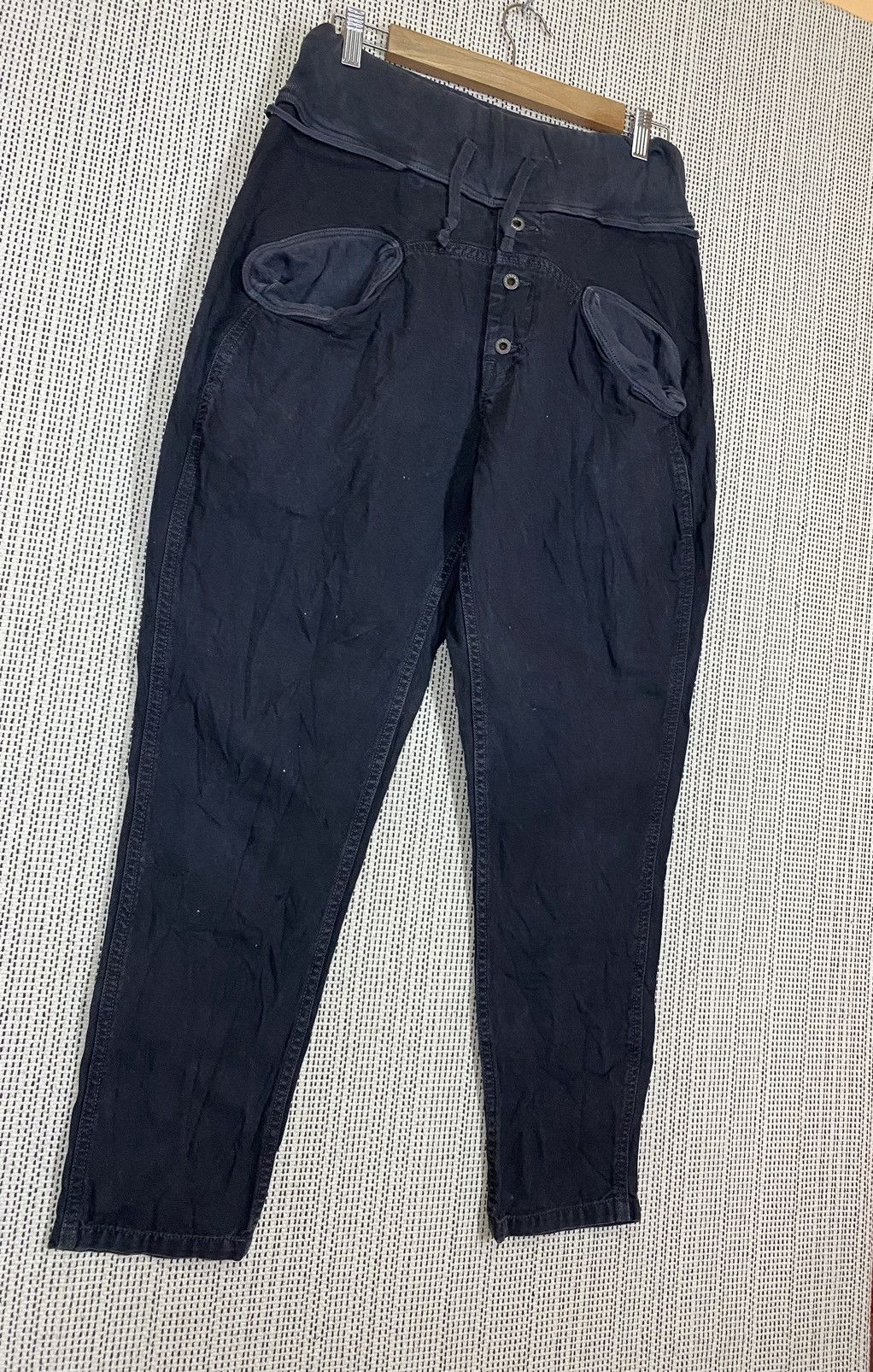 Kapital 🔥KAPITAL CLOUD PANT BLACK VERY RARE DESIGN 🔥 Size US 31 - 2 Thumbnail