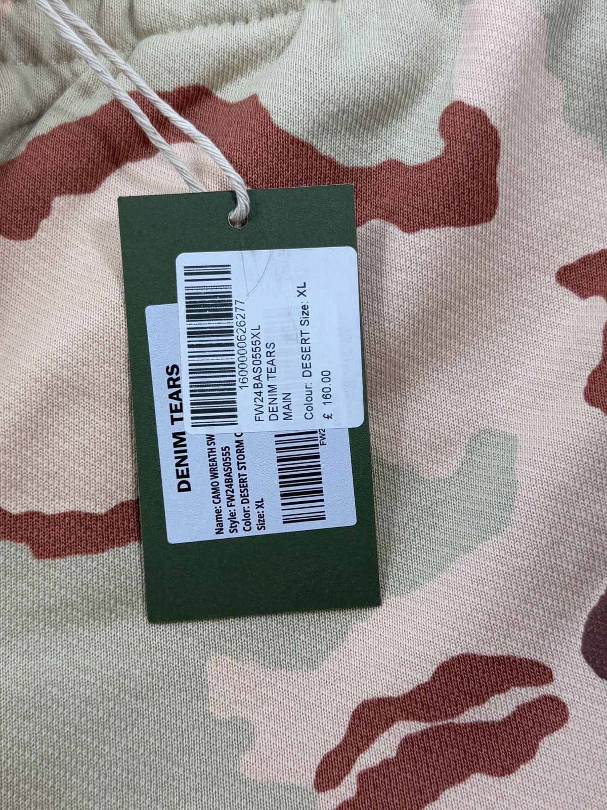 DENIM TEARS CAMOUFLAGE SWEATPANTS Size US 36 / EU 52 - 4 Thumbnail