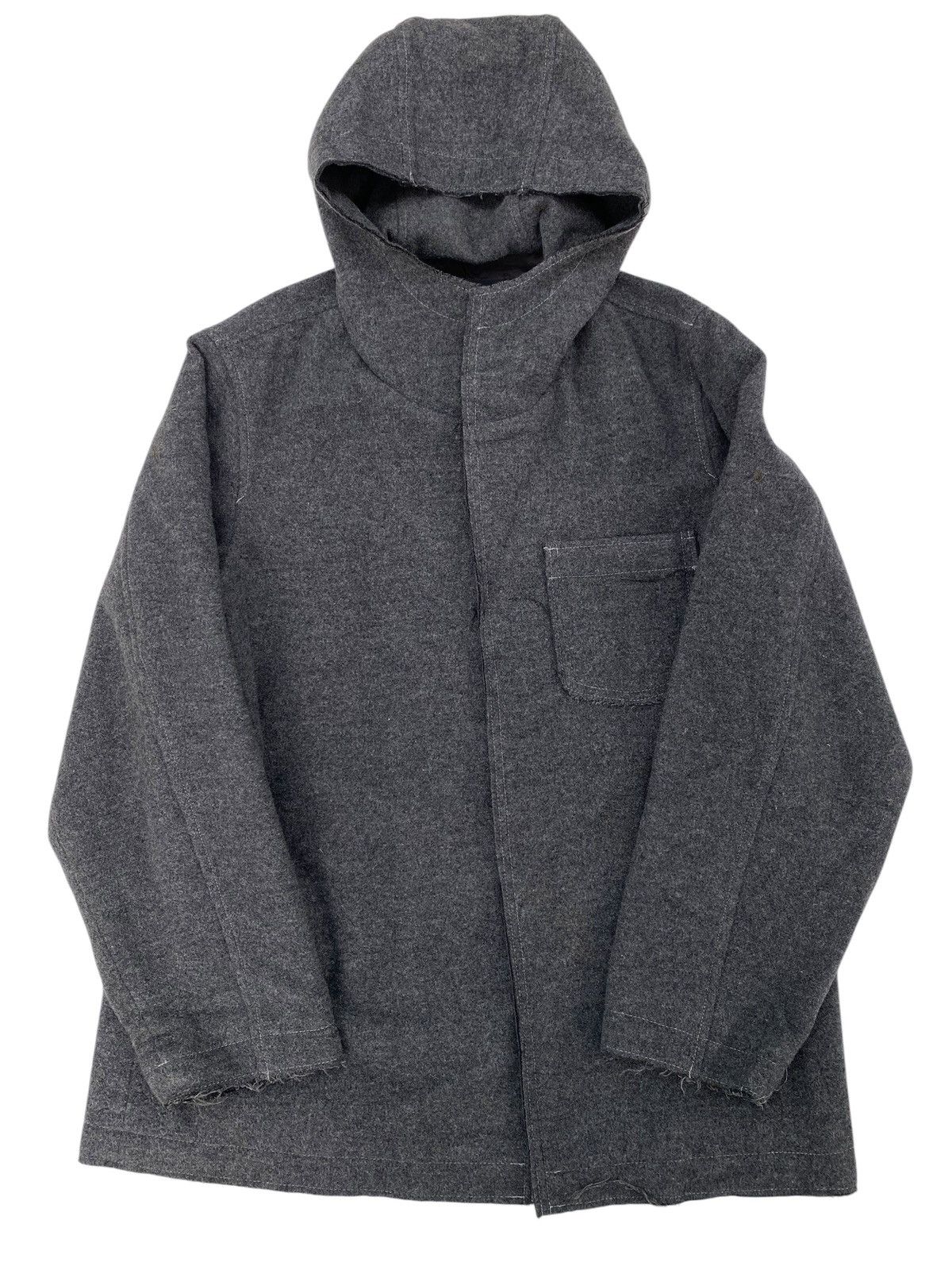Japanese Brand × Vintage Vtg Ined Homme Wool Jacket Yohji Yamamoto Size US M / EU 48-50 / 2 - 2 Thumbnail