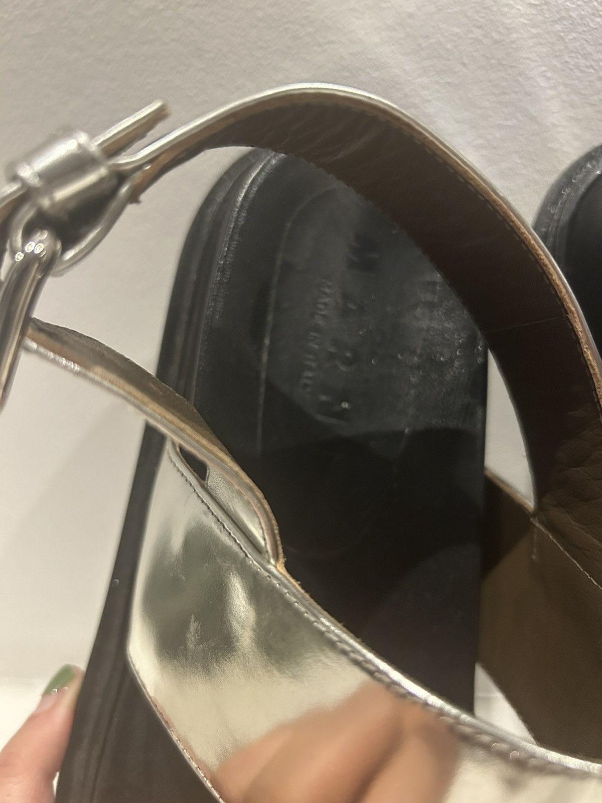 Marni New in box marni silver bow sandals. Size US 7 / IT 37 - 10 Thumbnail