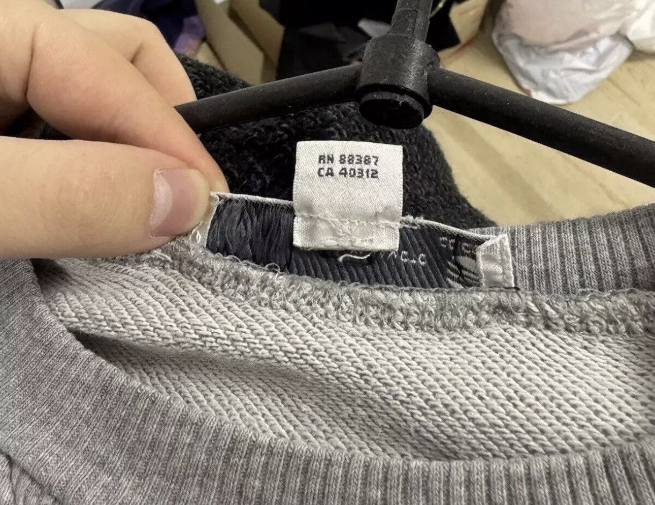 Adidas × Y-3 × Yohji Yamamoto Adidas Y-3 Yohji Yamamoto Grey Sweatshirt Big Logo Size US S / EU 44-46 / 1 - 5 Thumbnail