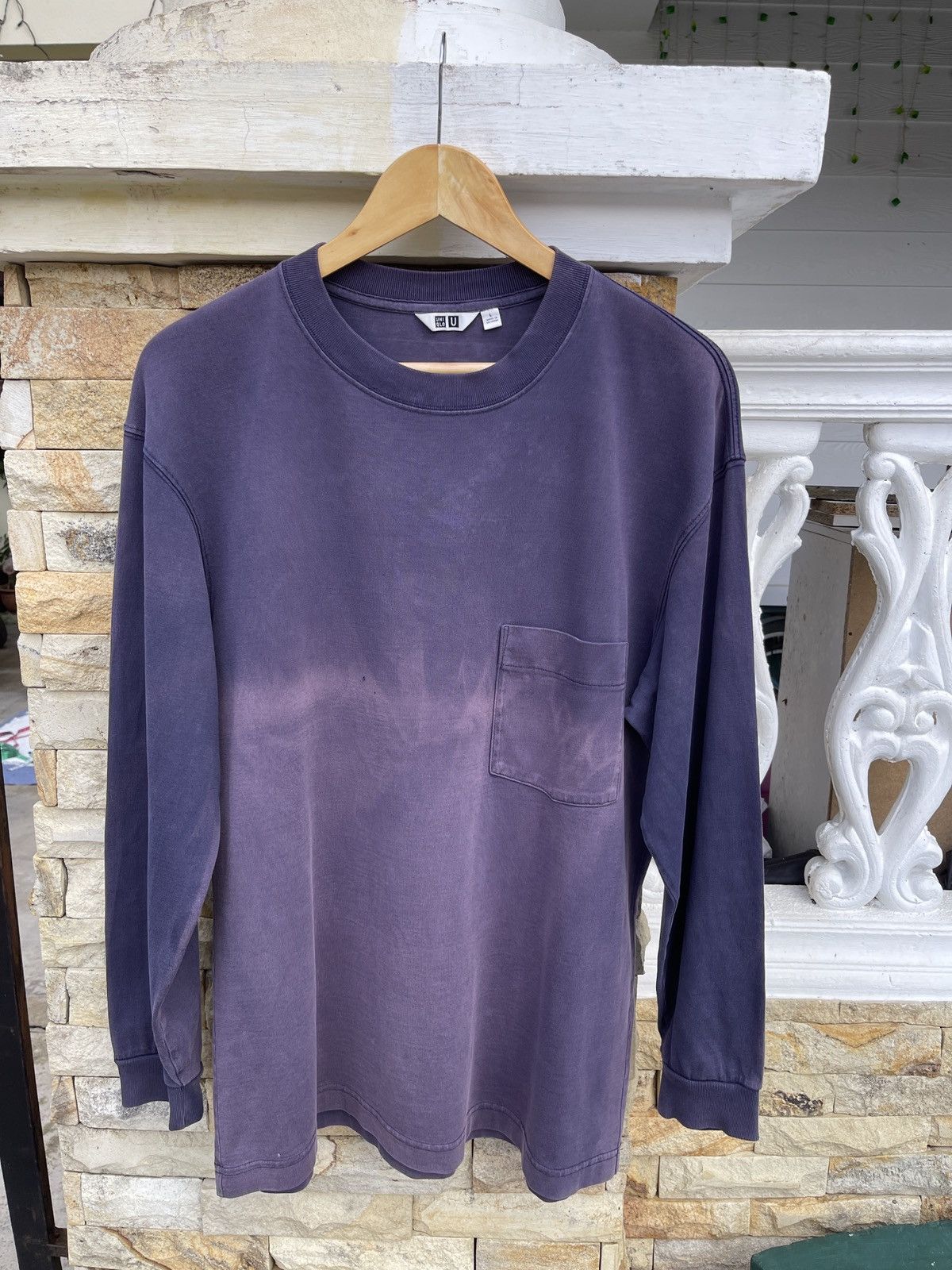 Christophe Lemaire LastDrop🔥Sun Faded Uniqlo x ChristopheLemaire Pocket L.Sleve Size US L / EU 52-54 / 3 - 1 Thumbnail