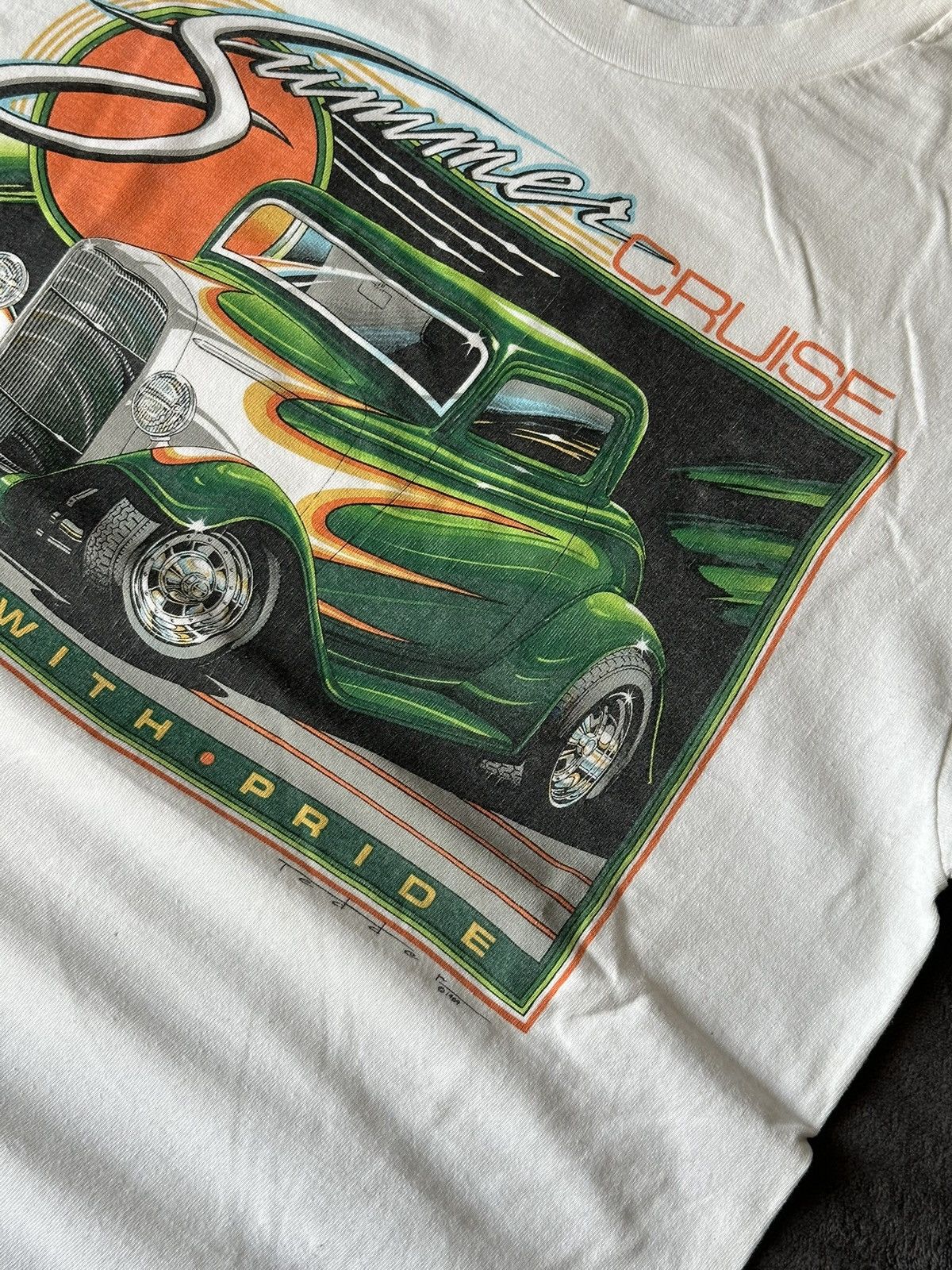 Ford × Vintage Vintage 90s Truck Thrashed Hot Rod Tee Size US L / EU 52-54 / 3 - 5 Thumbnail