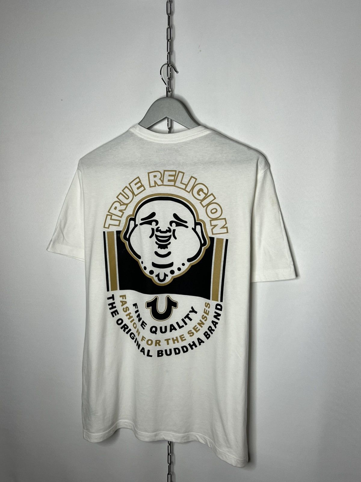 True Religion True Religion Buddha Arch Big Logo Tee T-Shirt Rare Size US L / EU 52-54 / 3 - 2 Thumbnail