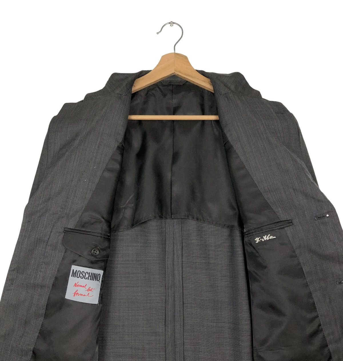 Moschino 🔥VINTAGE DOUBLE BREAST COATS JACKET MOSCHINO STRIPED Size US M / EU 48-50 / 2 - 14 Thumbnail