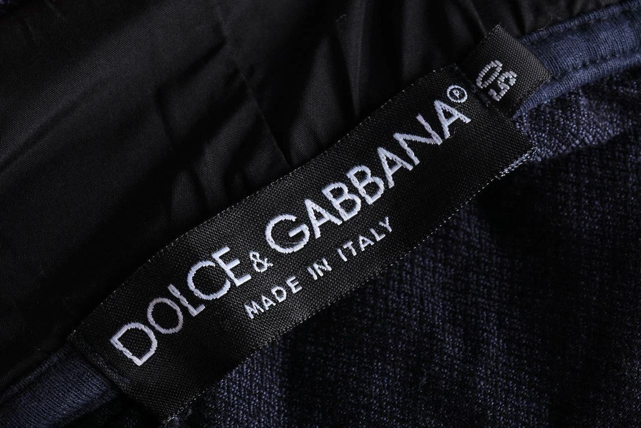 Dolce & Gabbana Dolce & Gabbana Navy Drawstring Sweatpants Size W33 / L28 Size US 32 / EU 48 - 4 Thumbnail